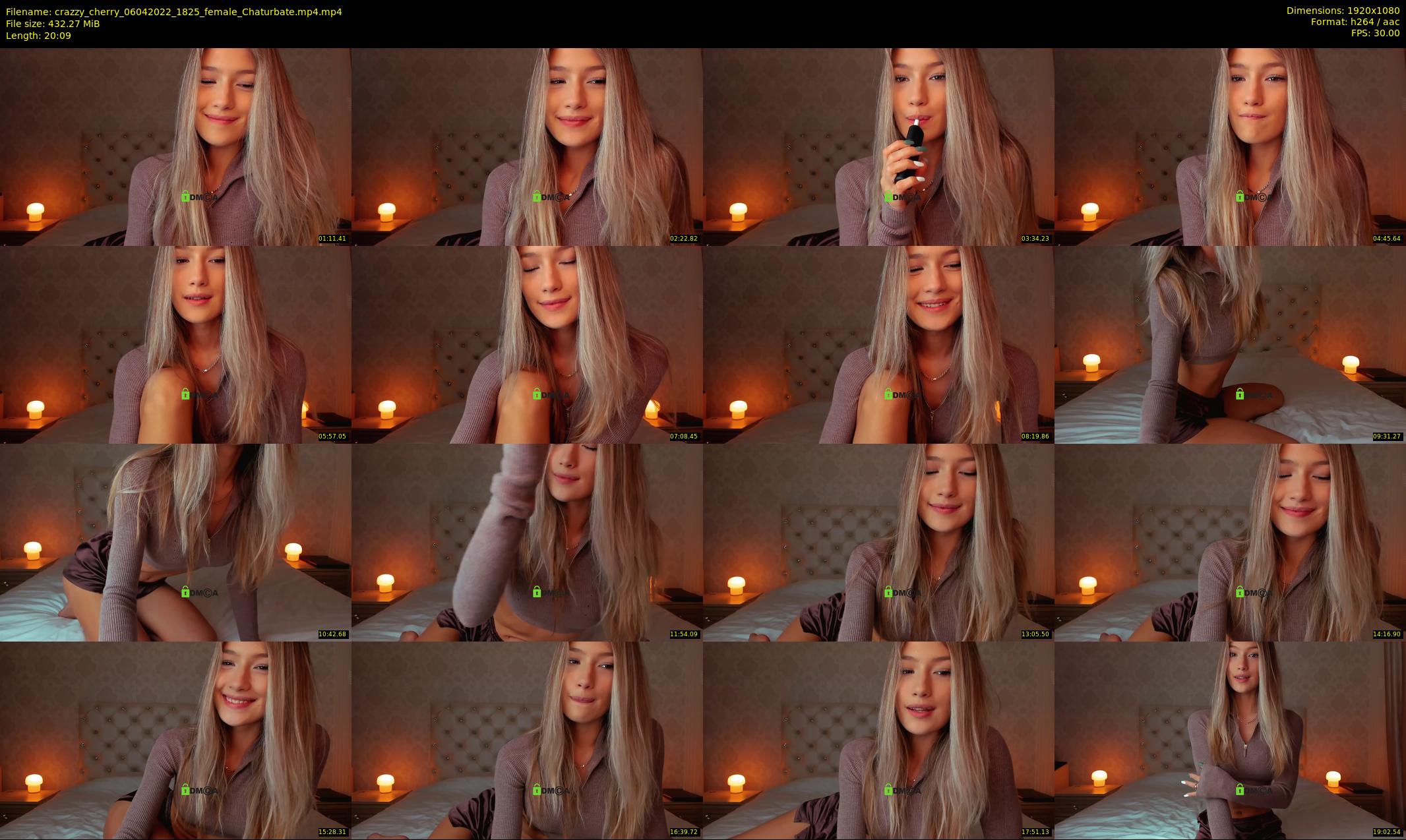 crazzy_cherry — 21 minute Chaturbate female cam show recording, 1080p, Apr 6, 2022