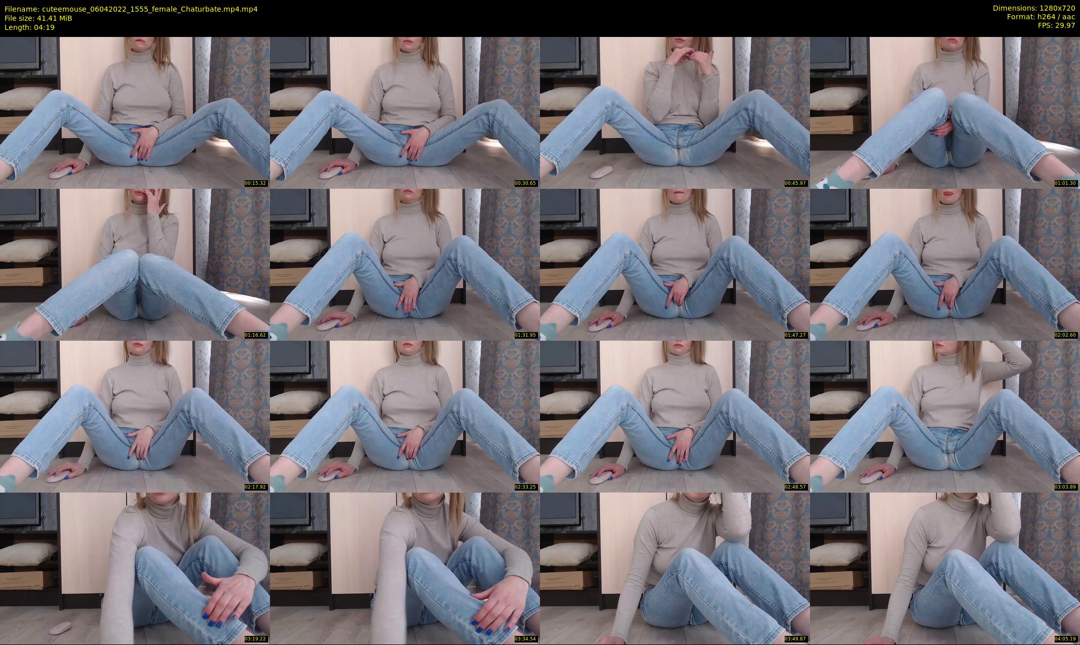 cuteemouse — 5 minute Chaturbate female cam show recording, 720p, Apr 6, 2022