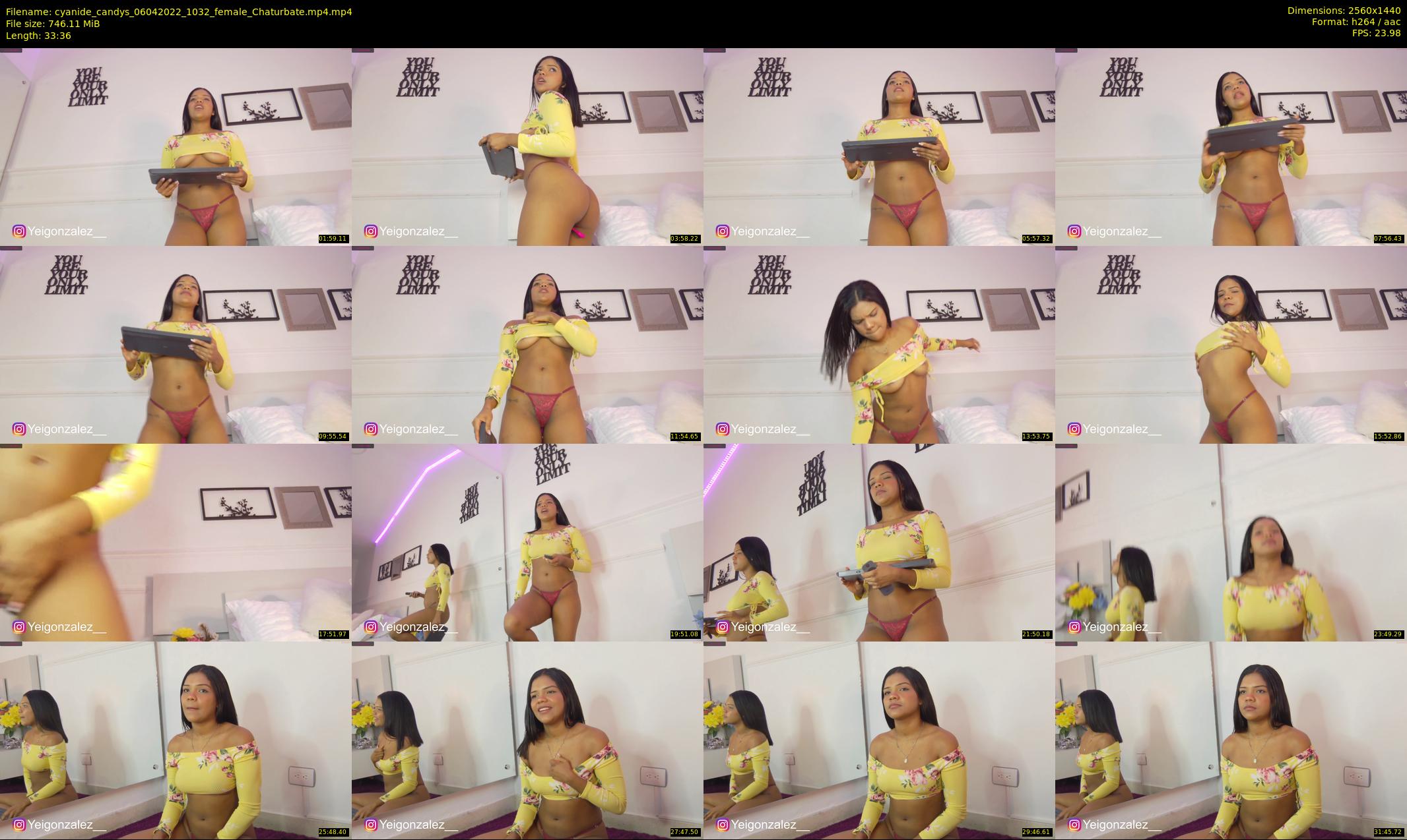 cyanide_candys — 34 minute Chaturbate female cam show recording, 1080p, Apr 6, 2022