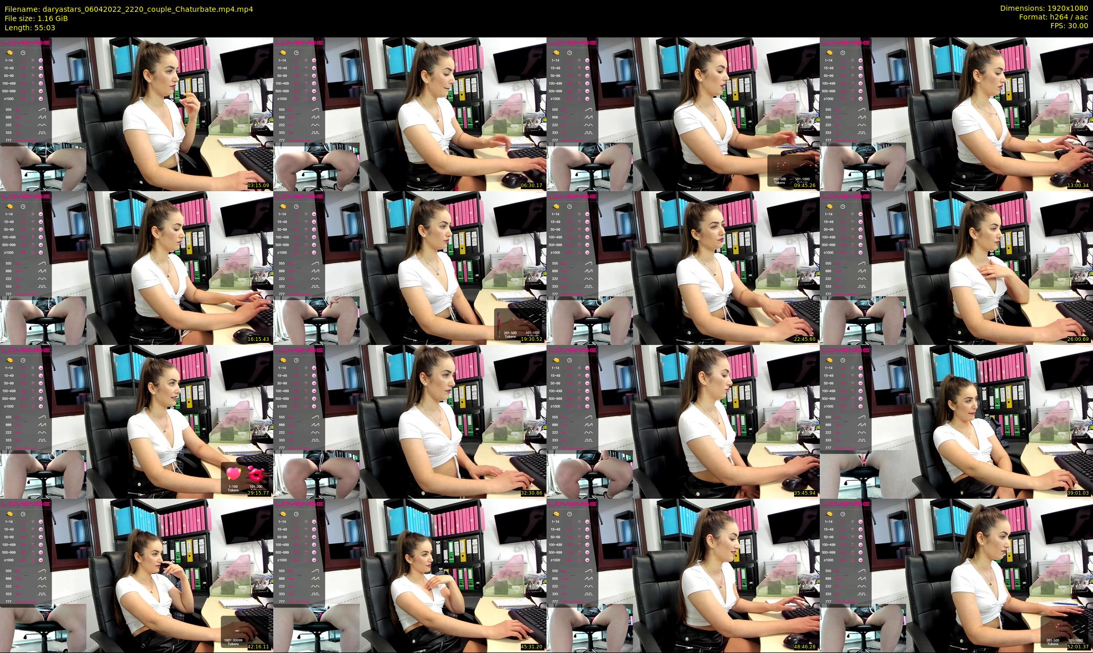 daryastars — 56 minute Chaturbate couple cam show recording, 1080p, Apr 6, 2022