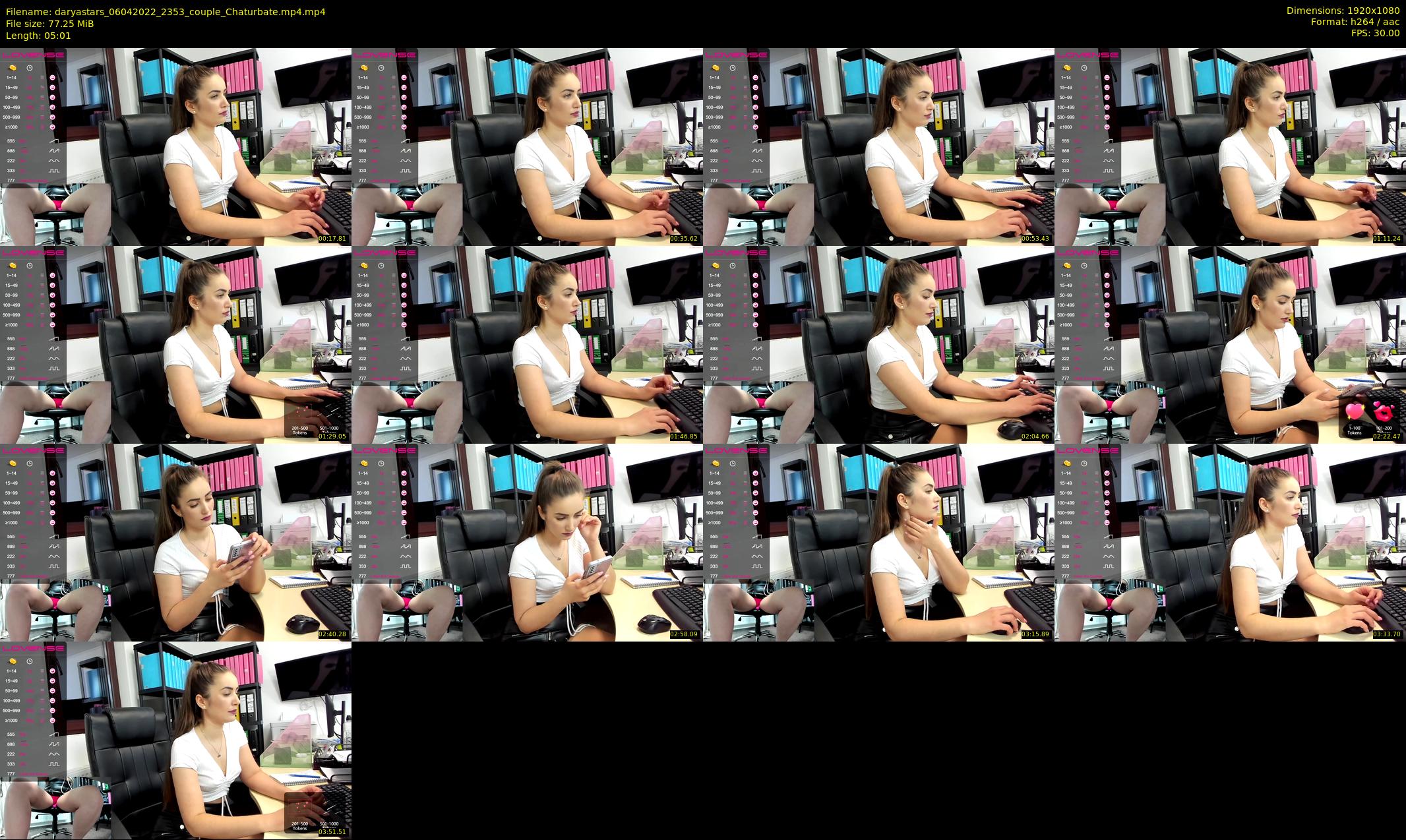 daryastars — 6 minute Chaturbate couple cam show recording, 1080p, Apr 6, 2022