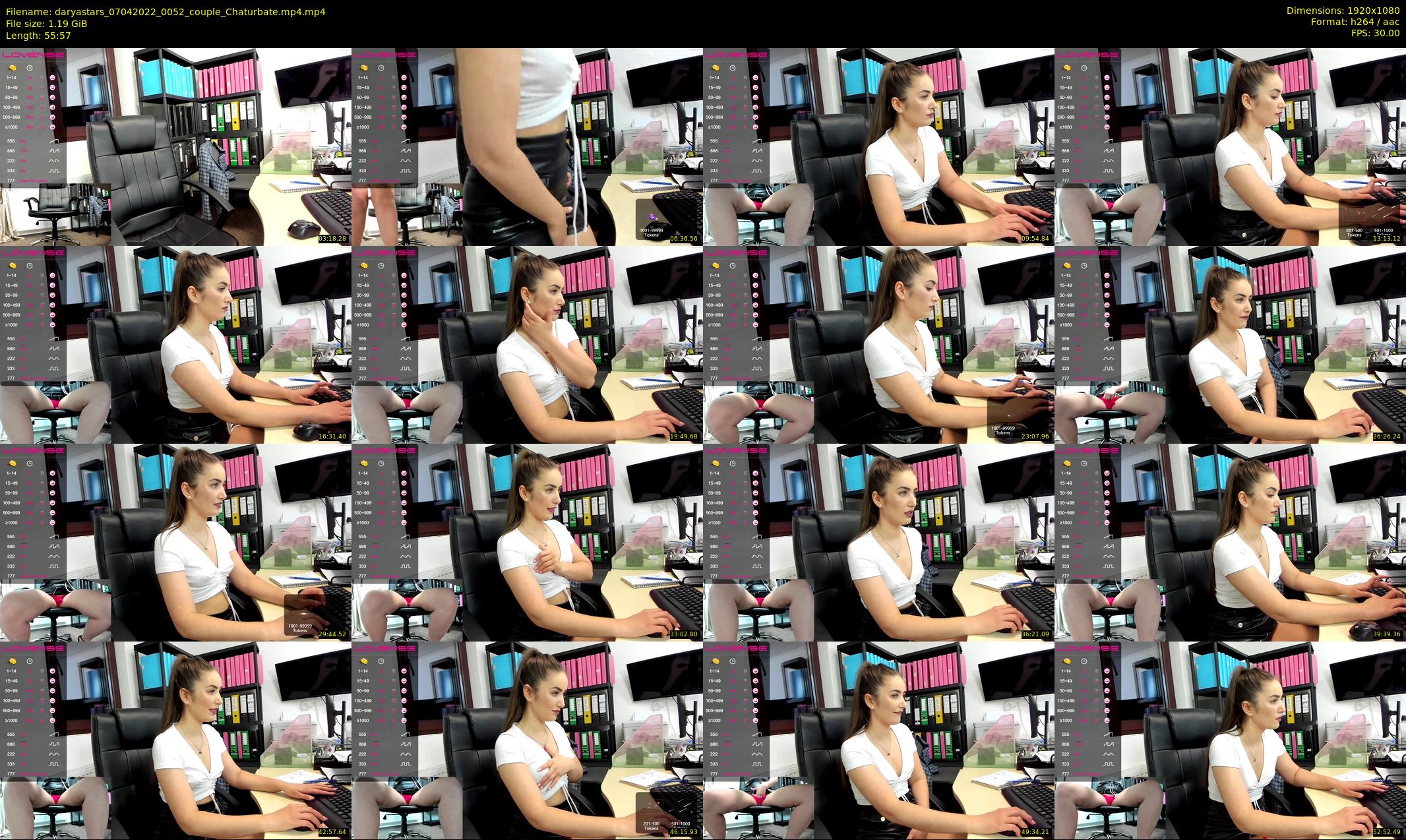daryastars — 56 minute Chaturbate couple cam show recording, 1080p, Apr 7, 2022