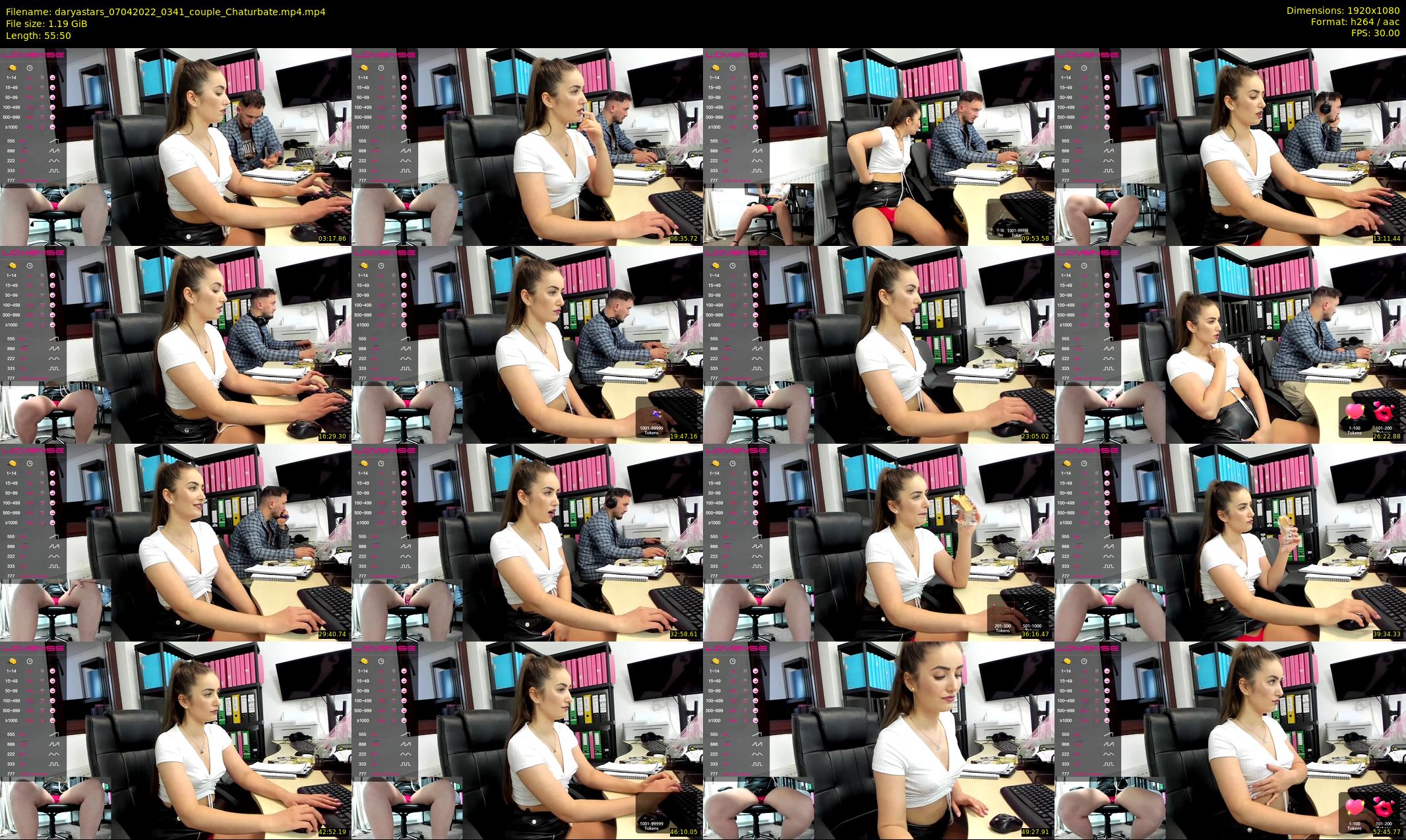 daryastars — 56 minute Chaturbate couple cam show recording, 1080p, Apr 7, 2022