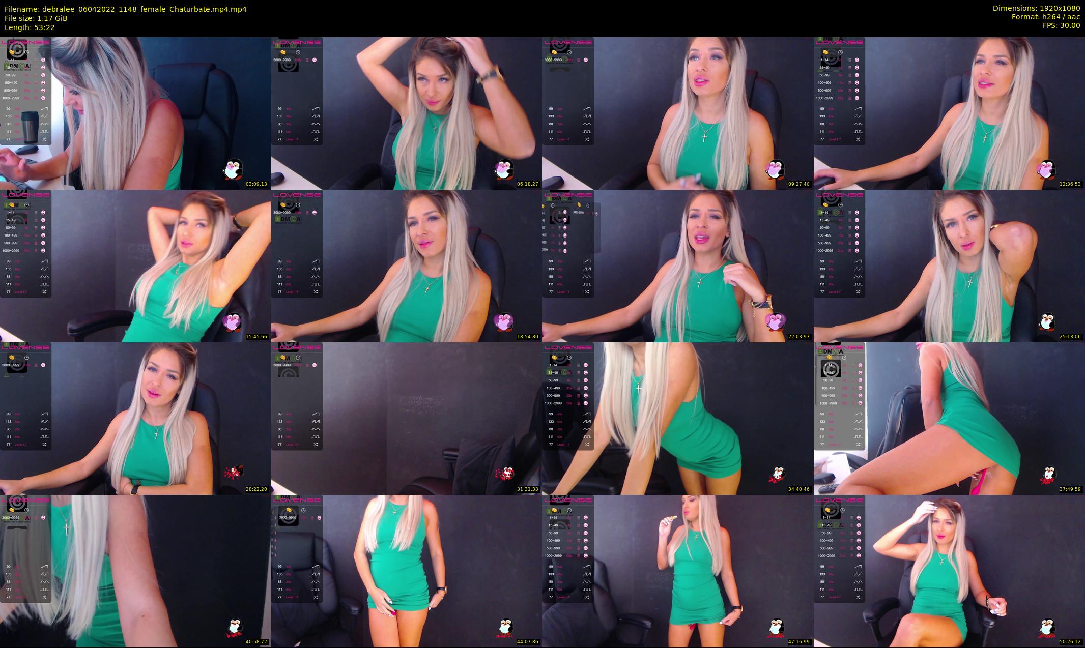 debralee — 54 minute Chaturbate female cam show recording, 1080p, Apr 6, 2022