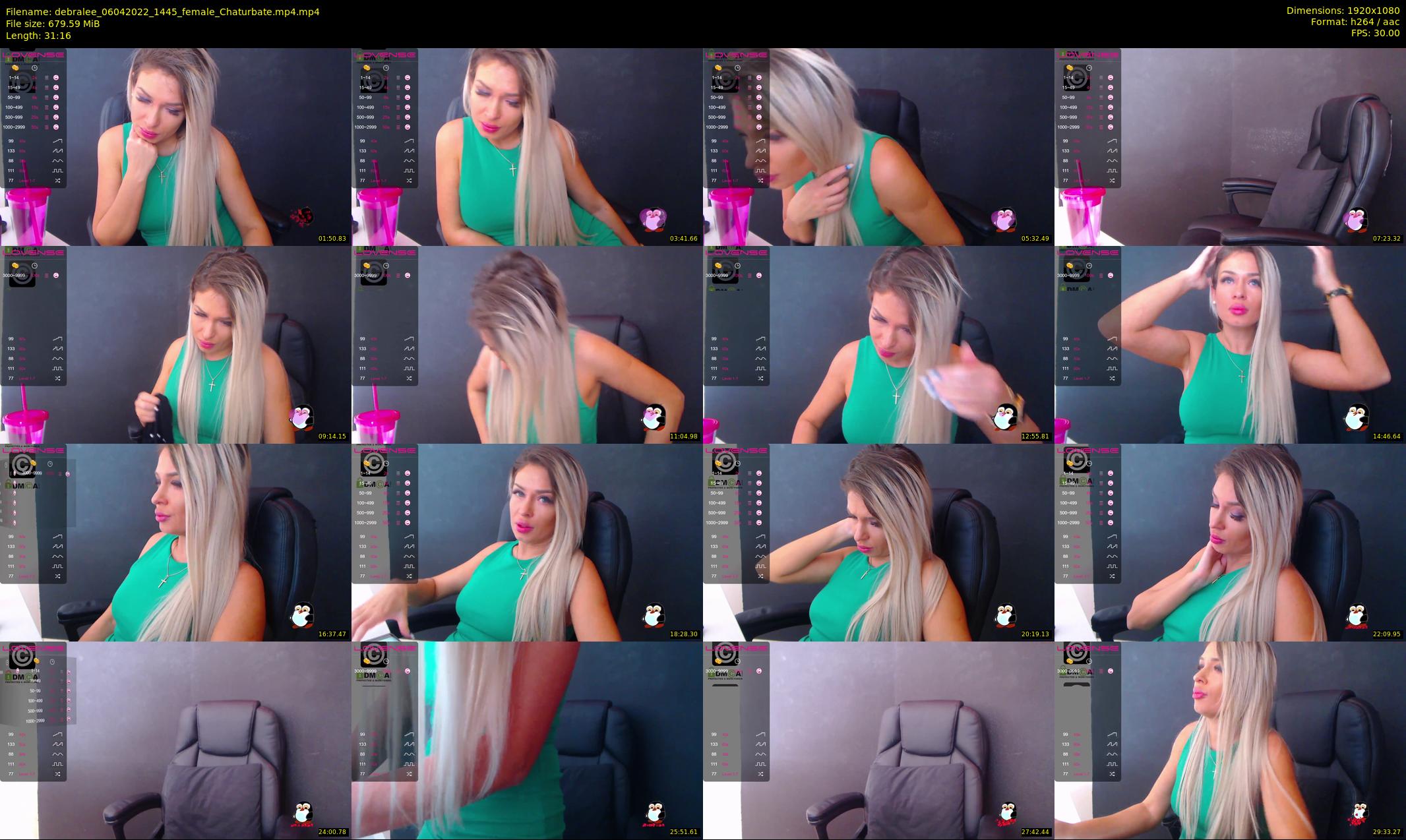 debralee — 32 minute Chaturbate female cam show recording, 1080p, Apr 6, 2022