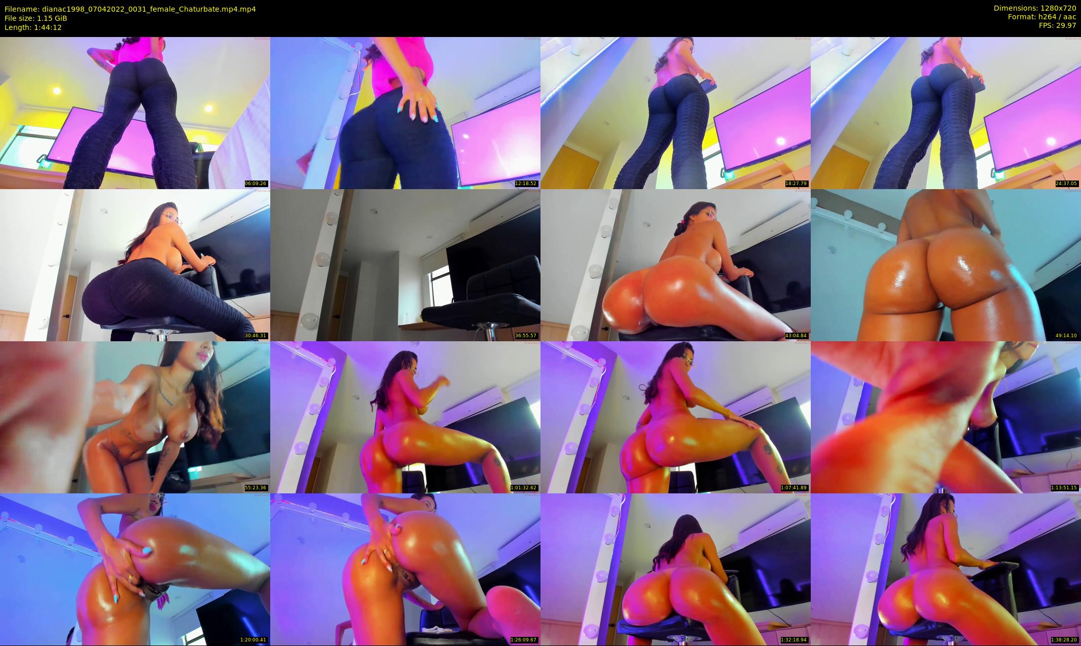 dianac1998 — 105 minute Chaturbate female cam show recording, 720p, Apr 7, 2022