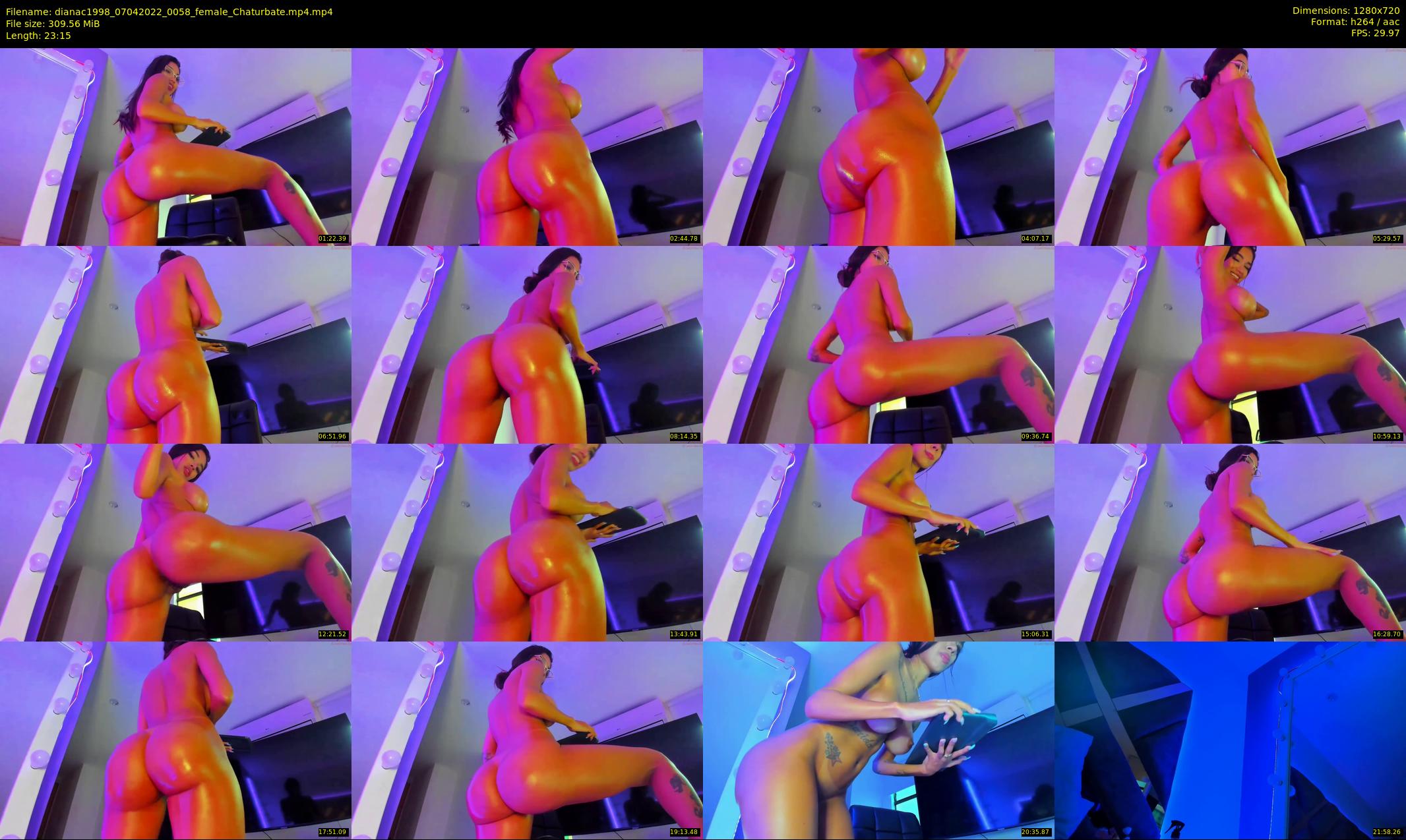 dianac1998 — 24 minute Chaturbate female cam show recording, 720p, Apr 7, 2022