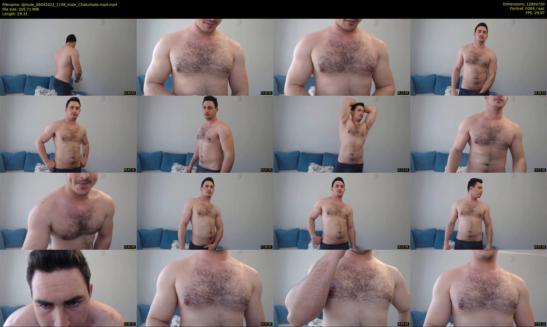 djmute — 30 minute Chaturbate male cam show recording, 720p, Apr 6, 2022