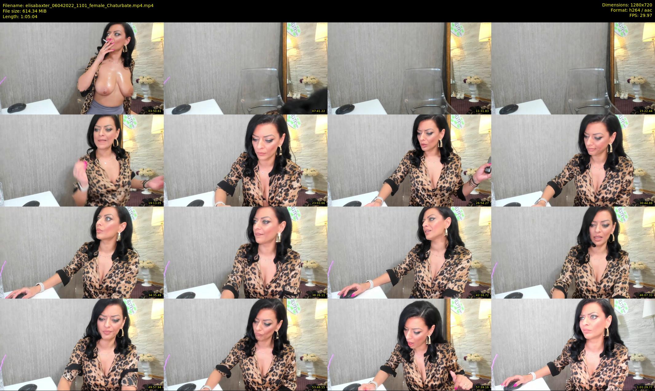 elisabaxter — 66 minute Chaturbate female cam show recording, 720p, Apr 6, 2022