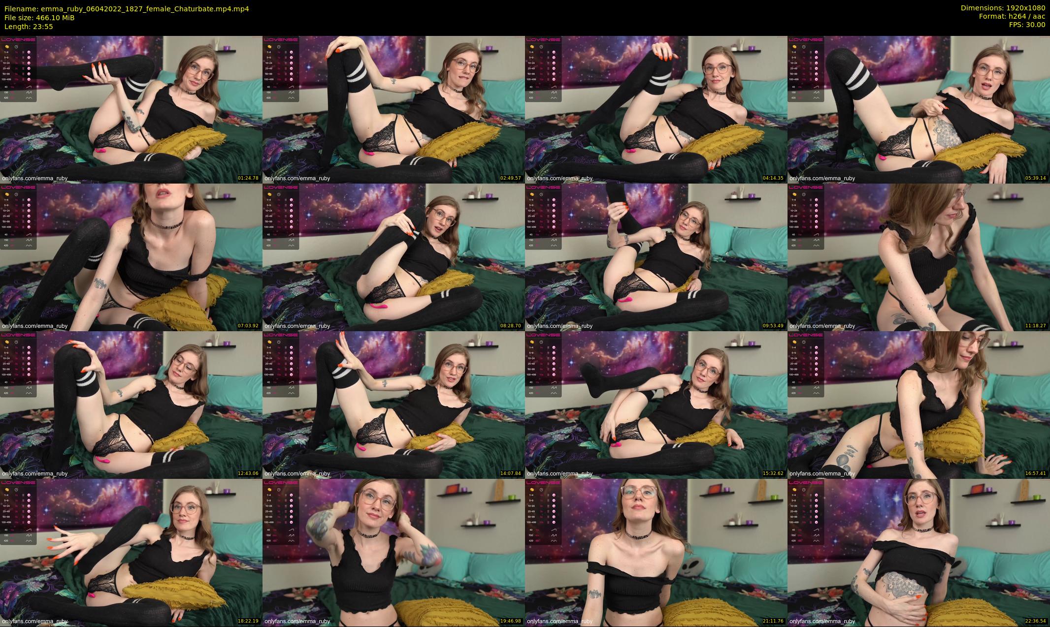 emma_ruby — 24 minute Chaturbate female cam show recording, 1080p, Apr 6, 2022