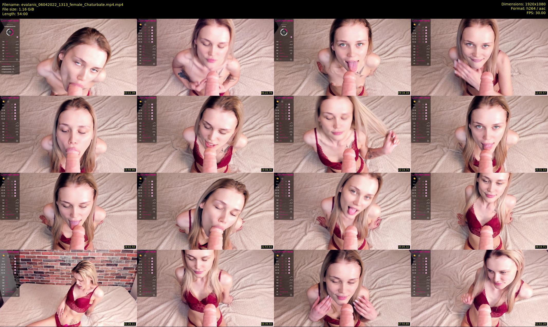 evalanis — 54 minute Chaturbate couple cam show recording, 1080p, Apr 6, 2022