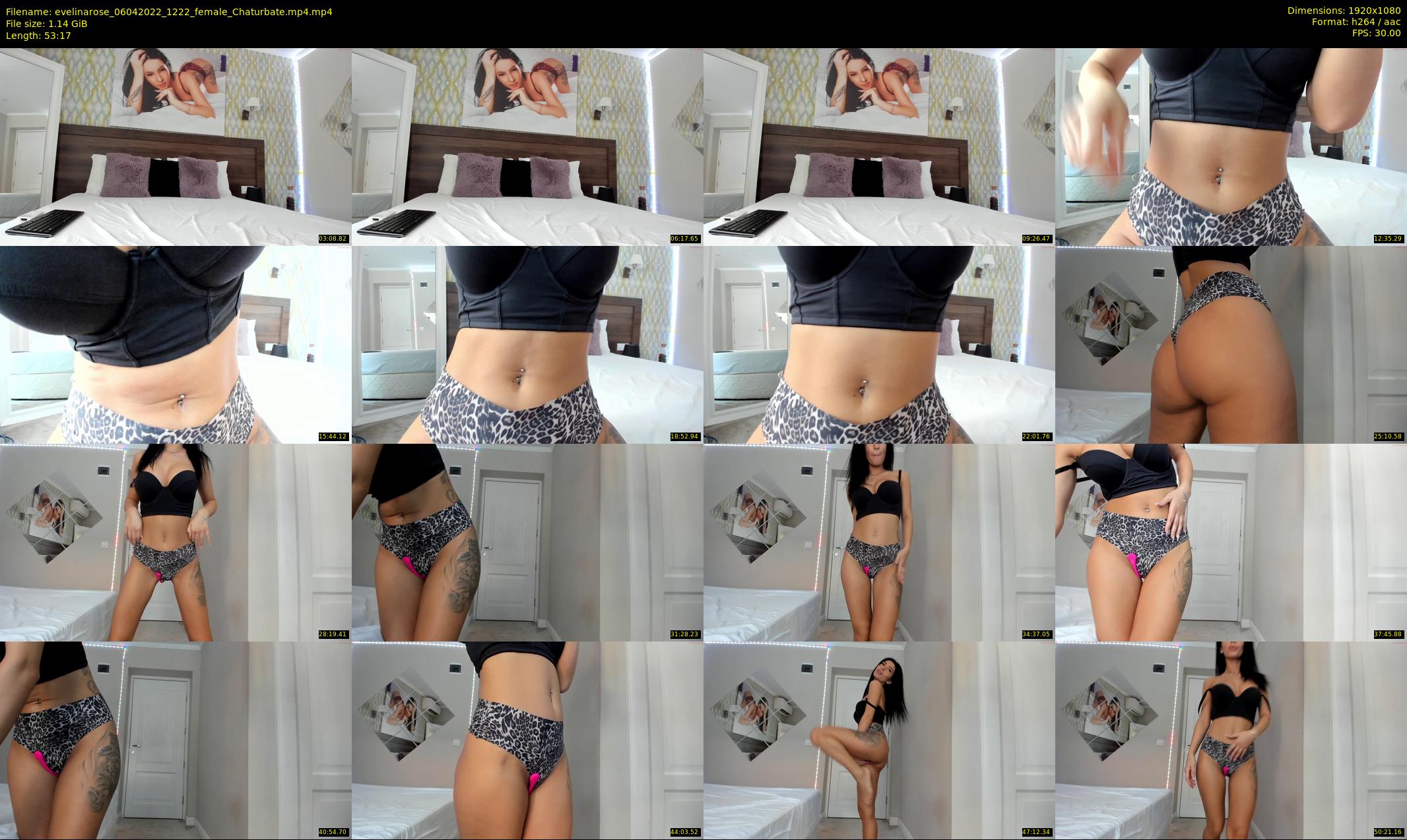 evelinarose — 54 minute Chaturbate female cam show recording, 1080p, Apr 6, 2022
