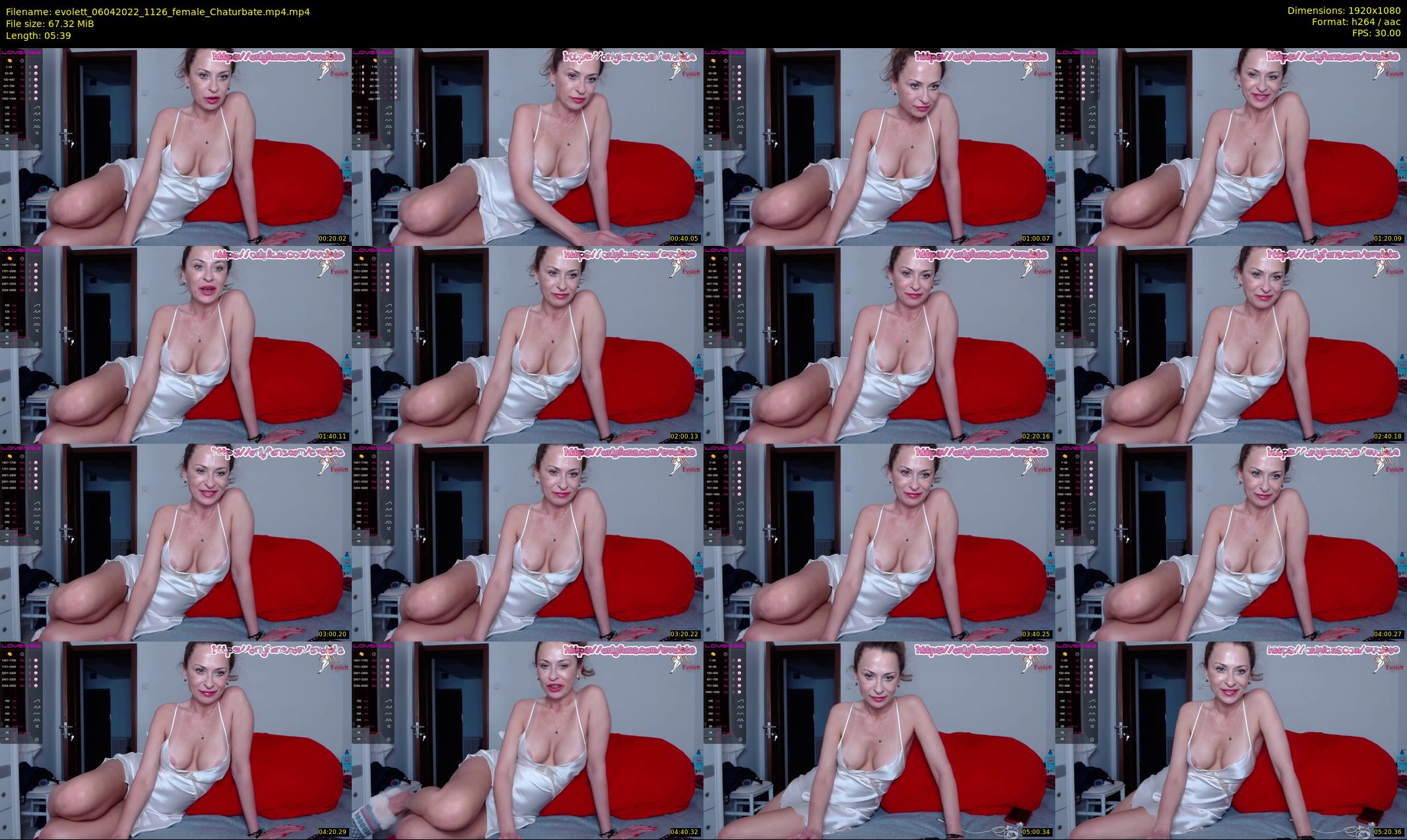 evolett — 6 minute Chaturbate female cam show recording, 1080p, Apr 6, 2022