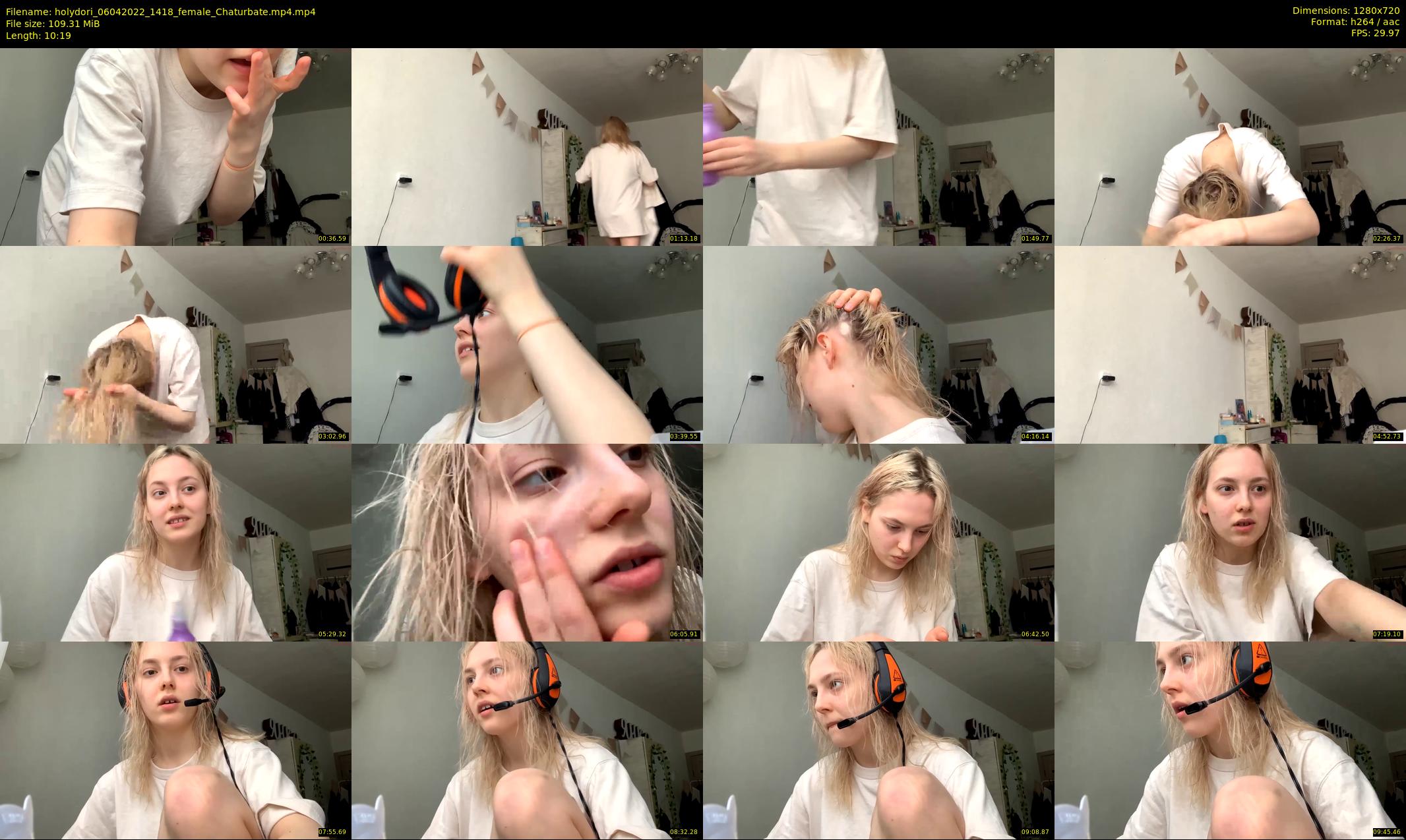holydori — 11 minute Chaturbate female cam show recording, 720p, Apr 6, 2022