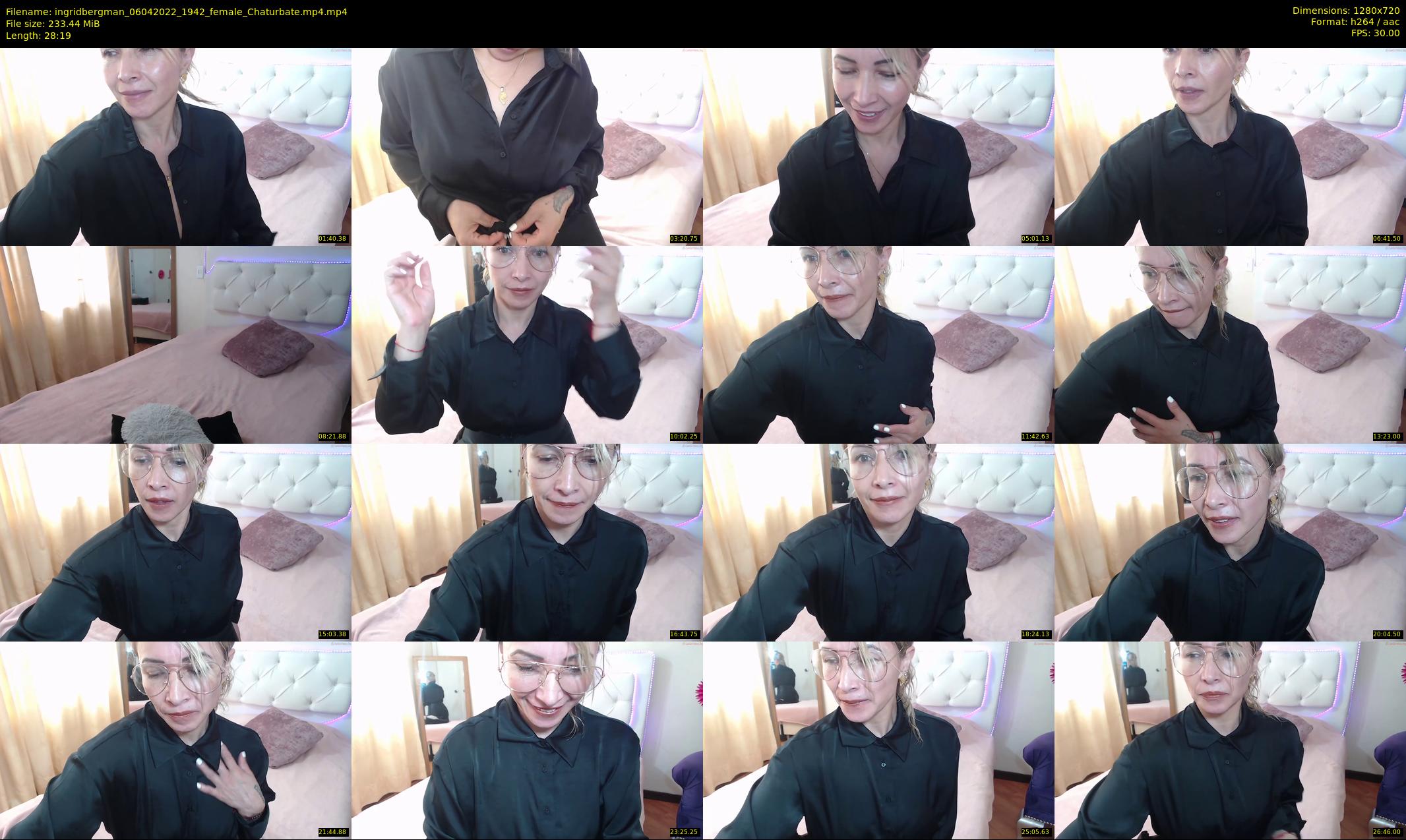 ingridbergman — 29 minute Chaturbate female cam show recording, 720p, Apr 6, 2022
