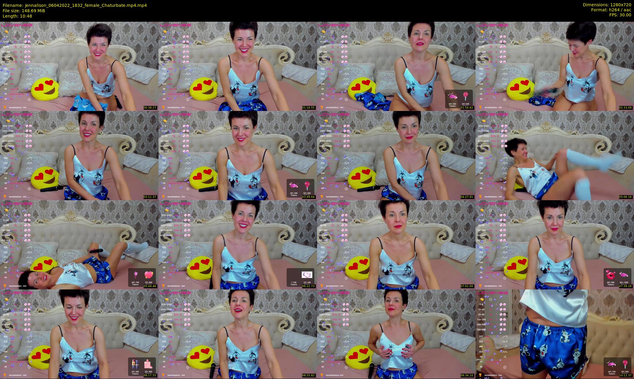 jennalison — 11 minute Chaturbate female cam show recording, 720p, Apr 6, 2022