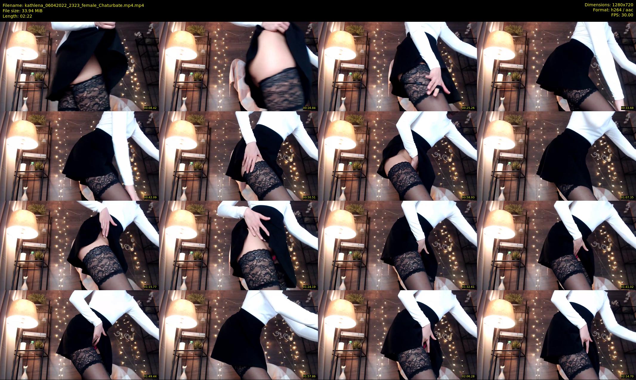kathlena — 3 minute Chaturbate female cam show recording, 720p, Apr 6, 2022