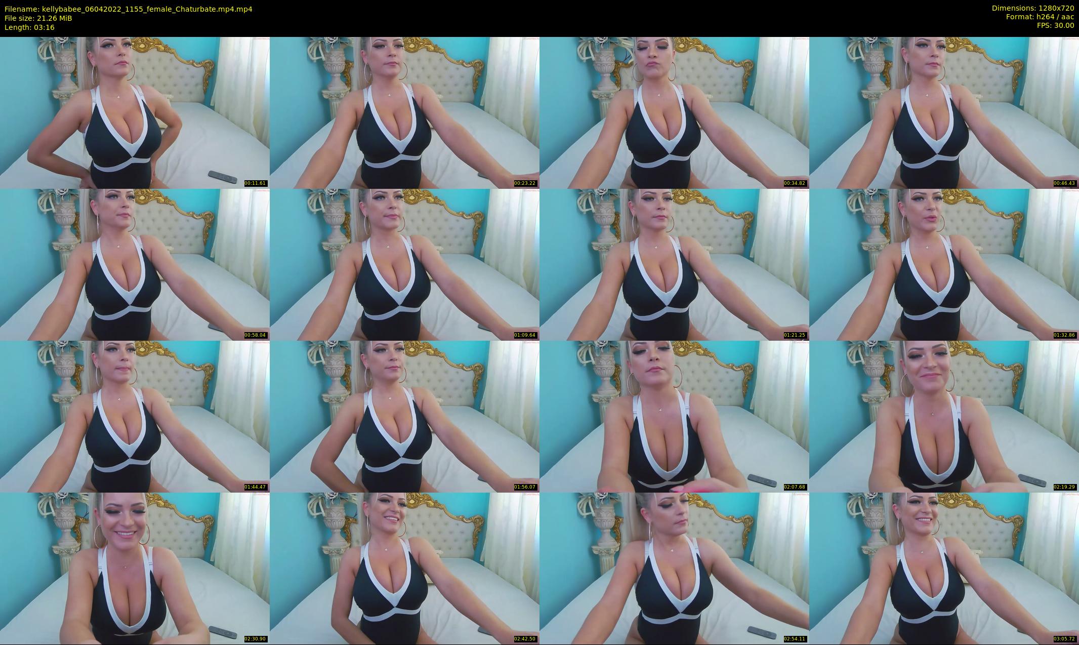 kellybabee — 4 minute Chaturbate female cam show recording, 720p, Apr 6, 2022