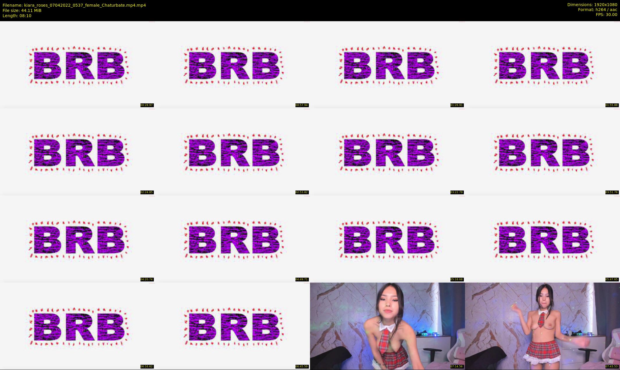 kiara_roses — 9 minute Chaturbate female cam show recording, 1080p, Apr 7, 2022