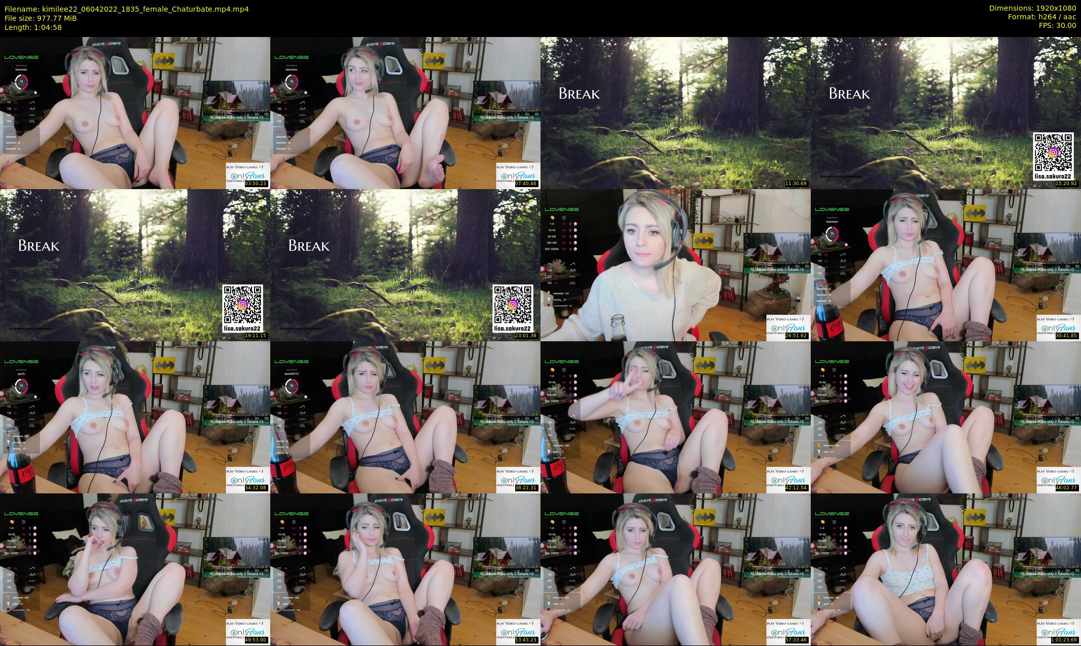 kimilee22 — 65 minute Chaturbate female cam show recording, 1080p, Apr 6, 2022