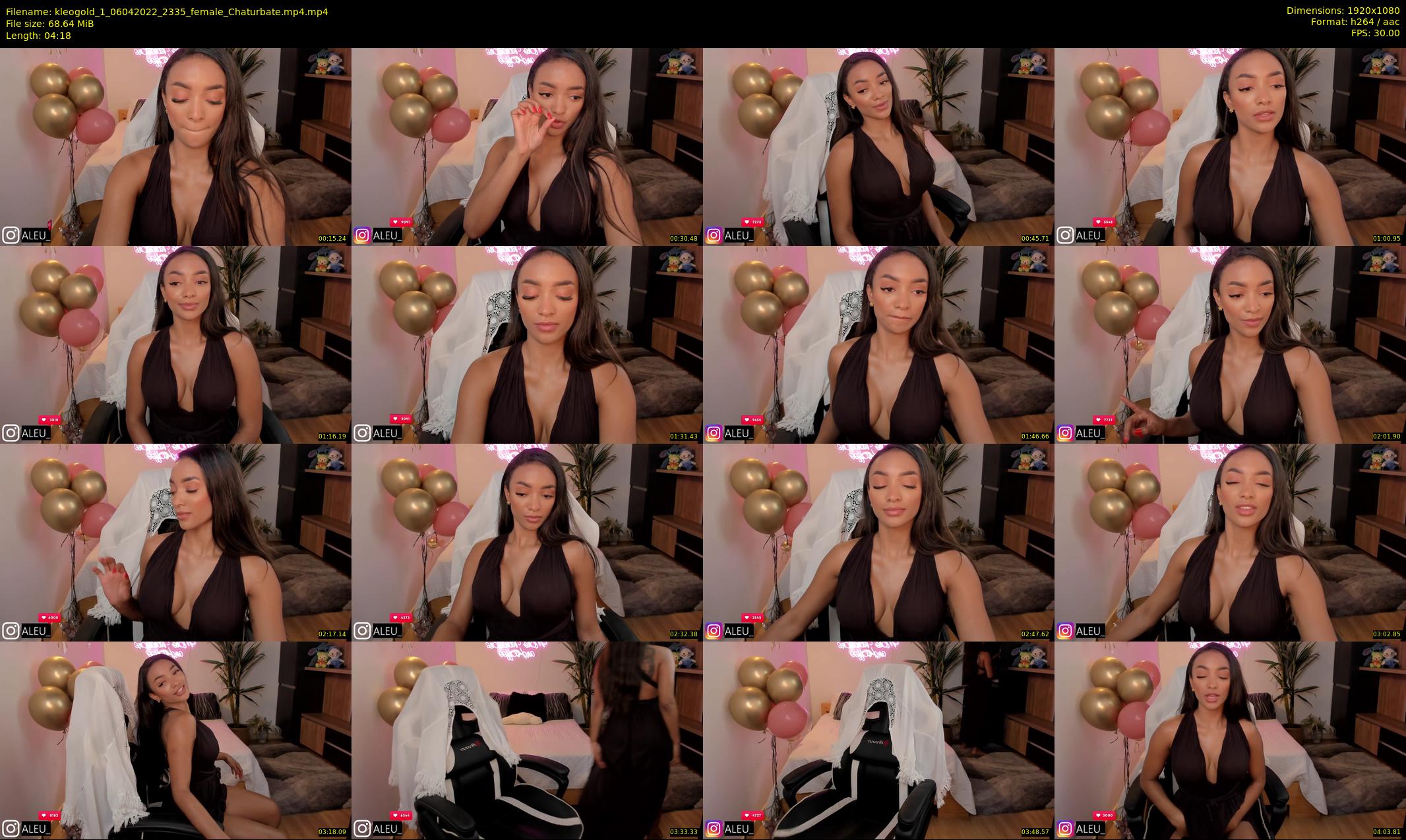 kleogold_1 — 5 minute Chaturbate female cam show recording, 1080p, Apr 6, 2022