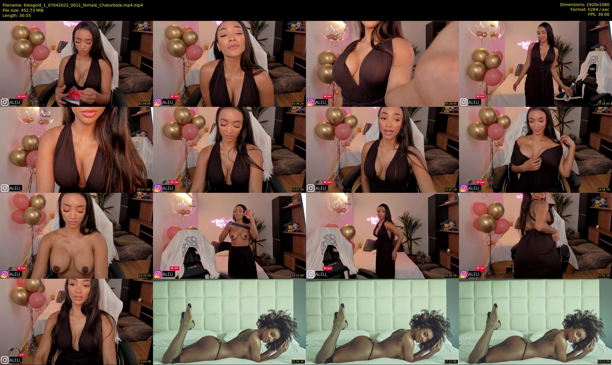 kleogold_1 — 31 minute Chaturbate female cam show recording, 1080p, Apr 7, 2022