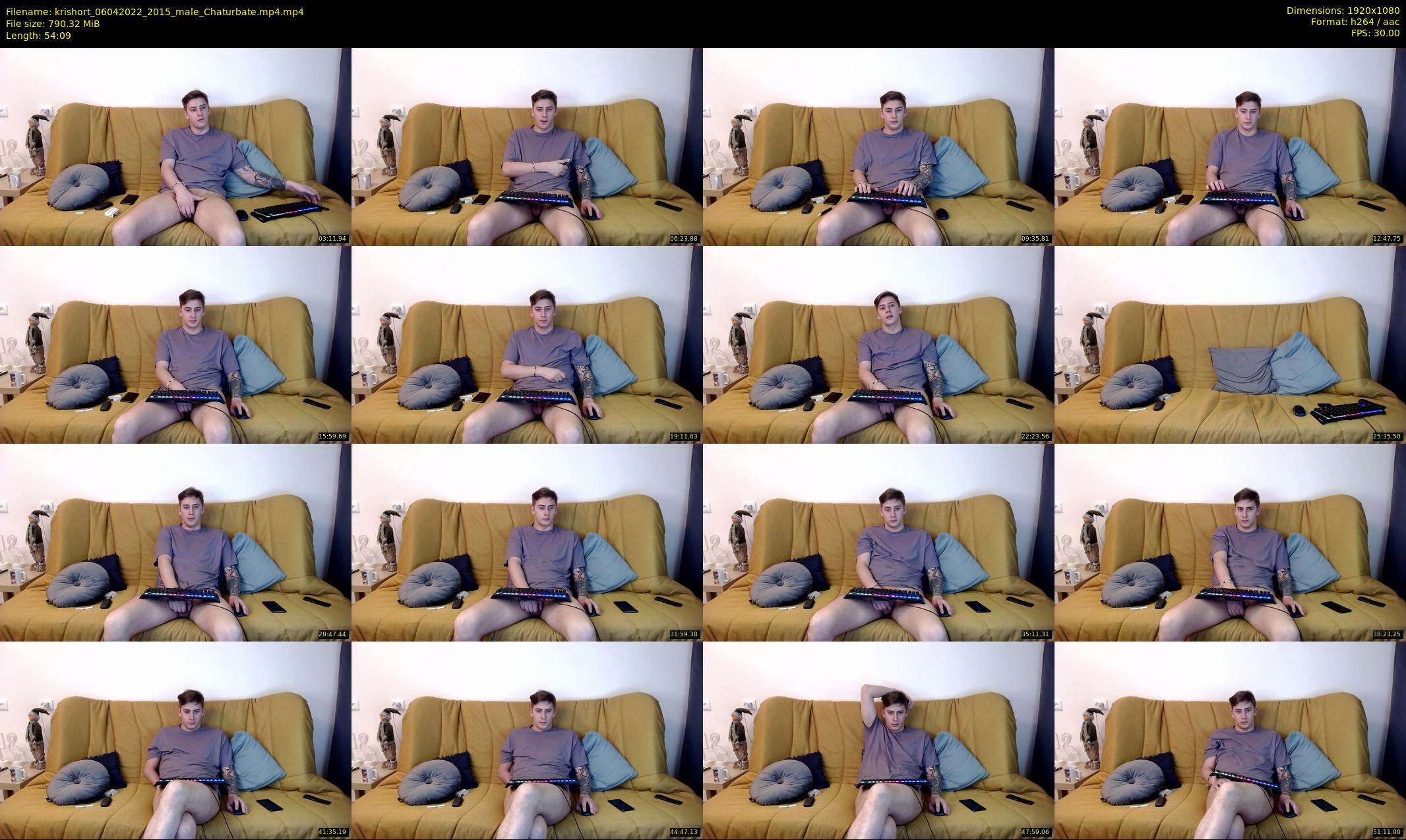 krishort — 55 minute Chaturbate male cam show recording, 1080p, Apr 6, 2022