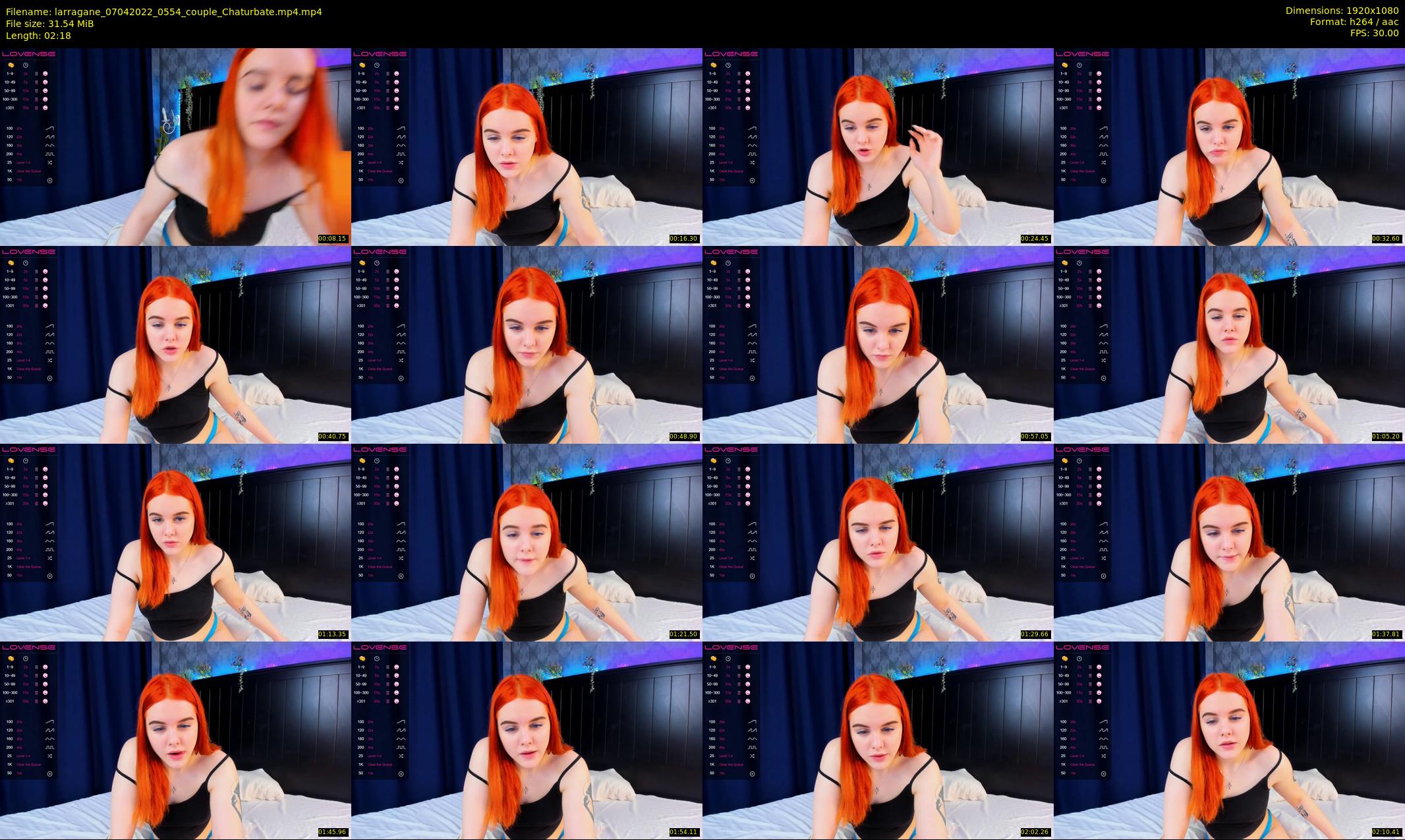 larragane — 3 minute Chaturbate couple cam show recording, 1080p, Apr 7, 2022