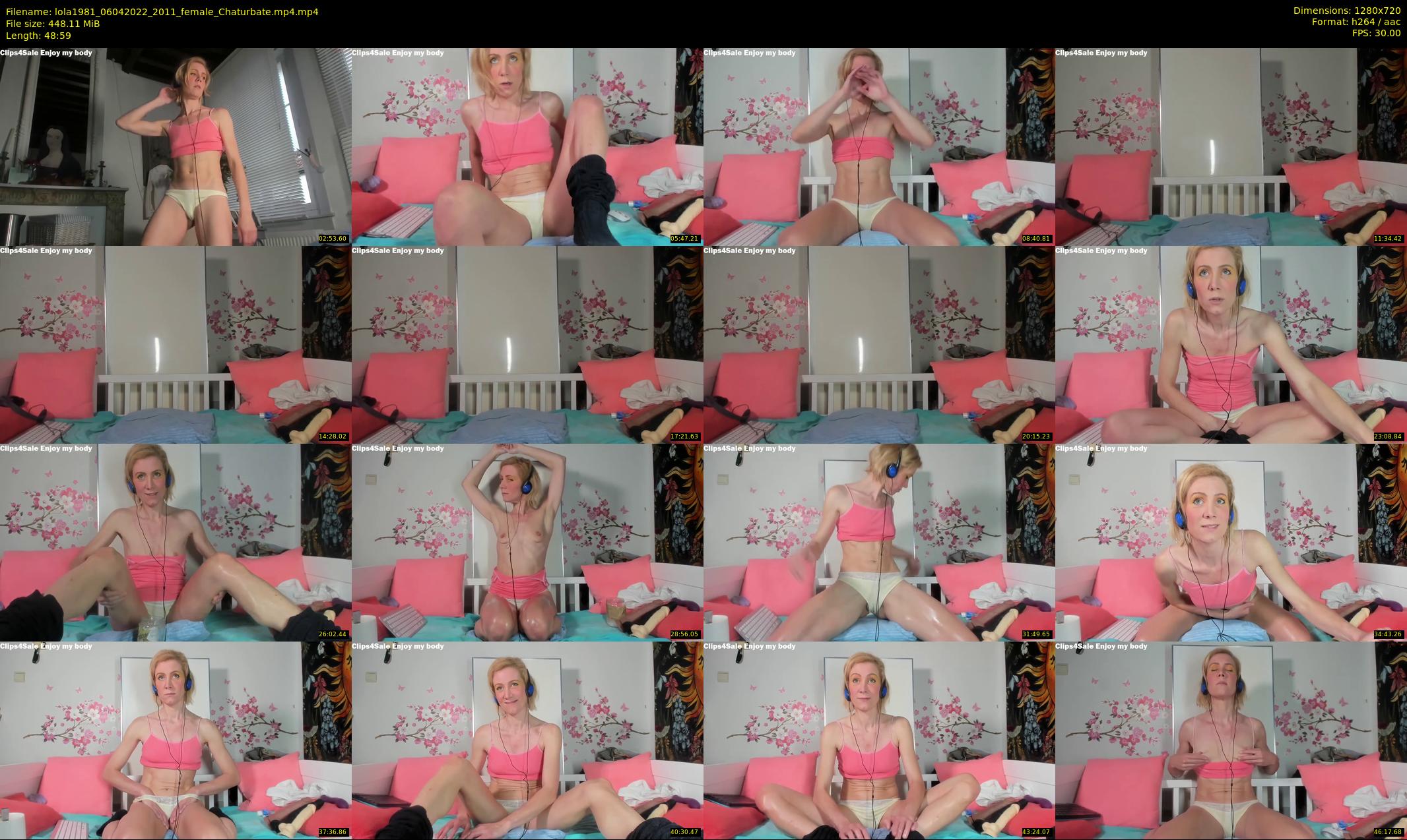 lola1981 — 49 minute Chaturbate female cam show recording, 720p, Apr 6, 2022