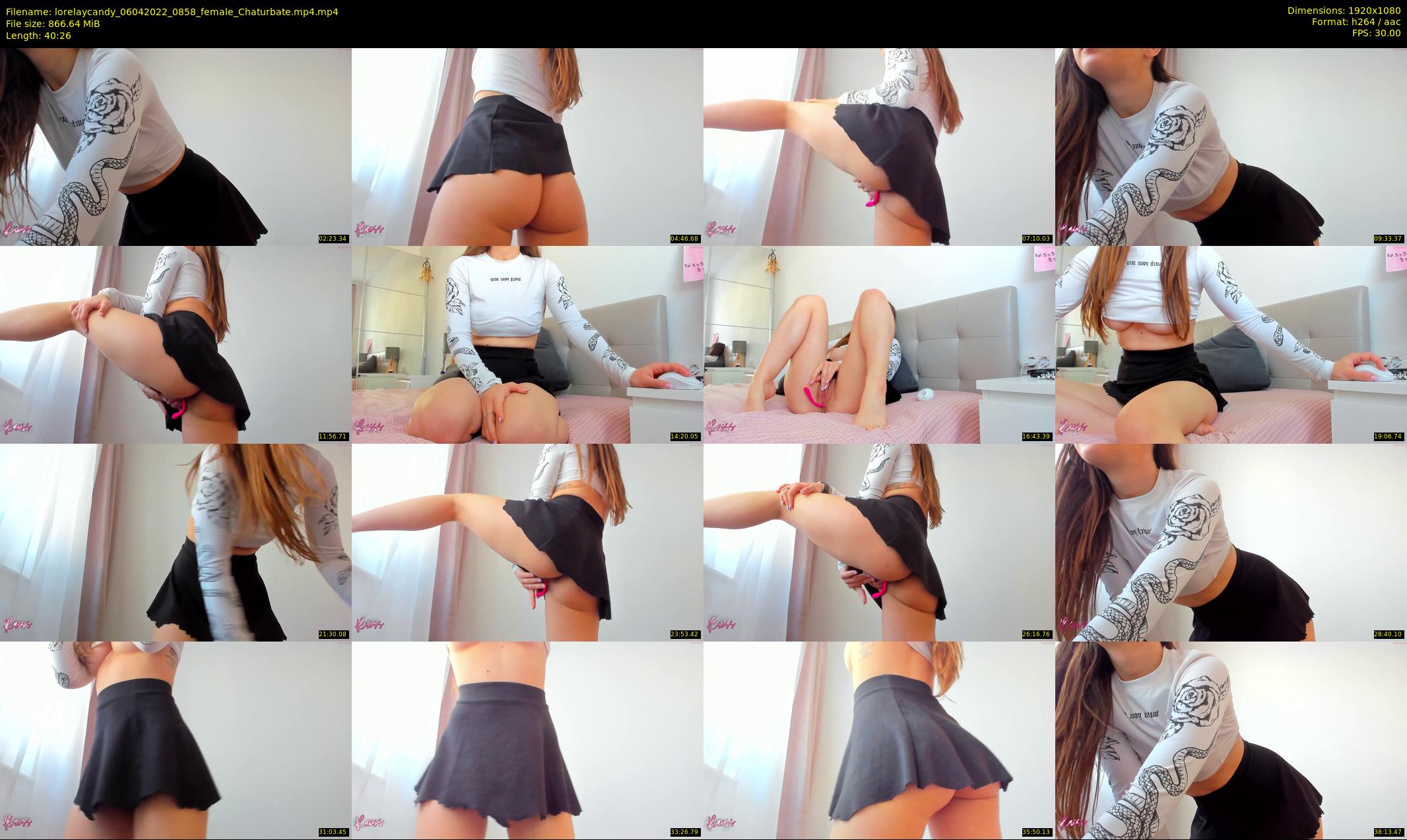 lorelaycandy — 41 minute Chaturbate female cam show recording, 1080p, Apr 6, 2022