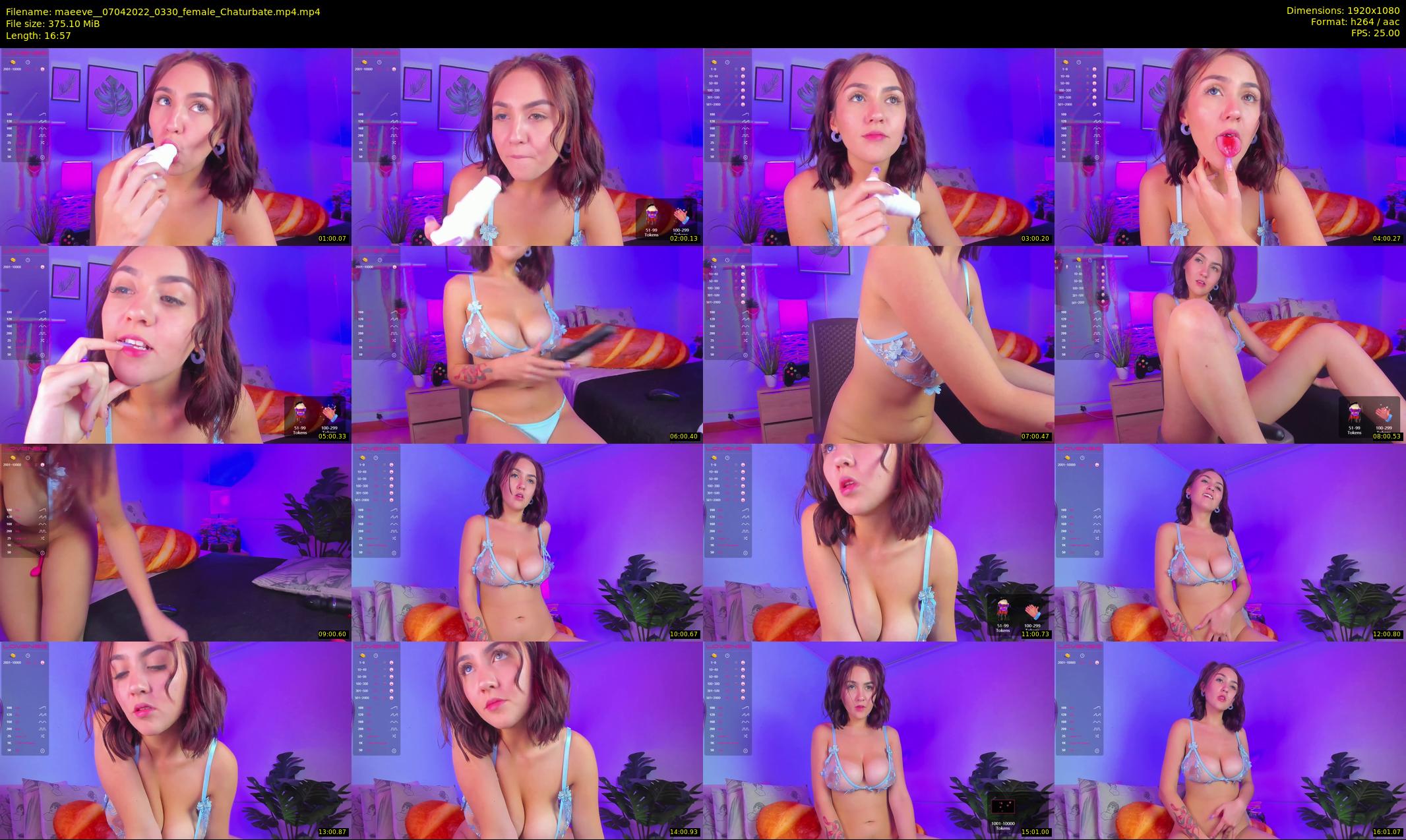 maeeve_ — 17 minute Chaturbate female cam show recording, 1080p, Apr 7, 2022