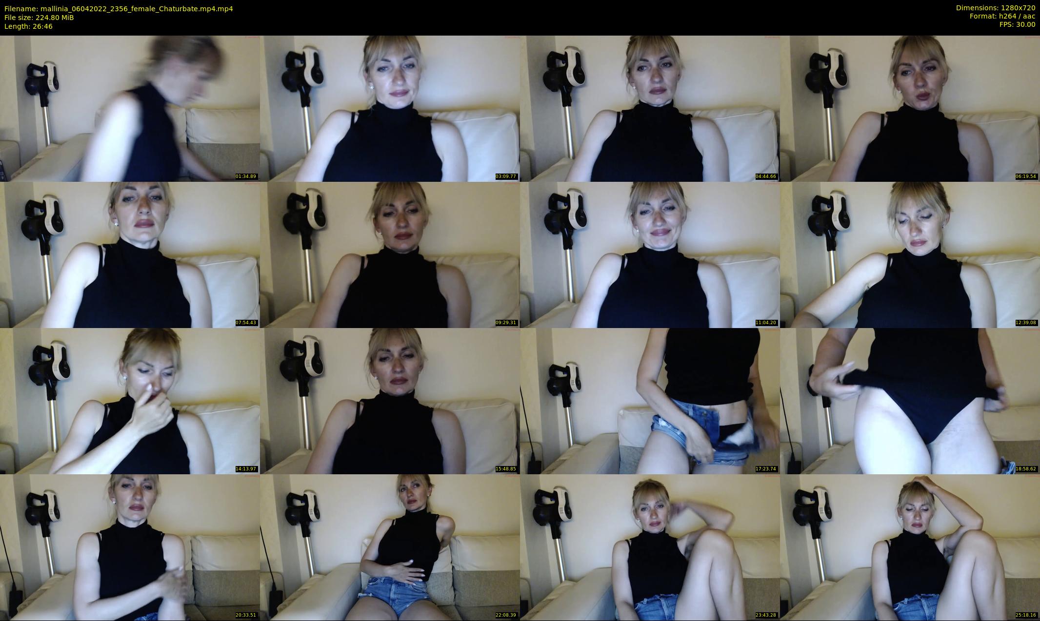 mallinia — 27 minute Chaturbate female cam show recording, 720p, Apr 6, 2022