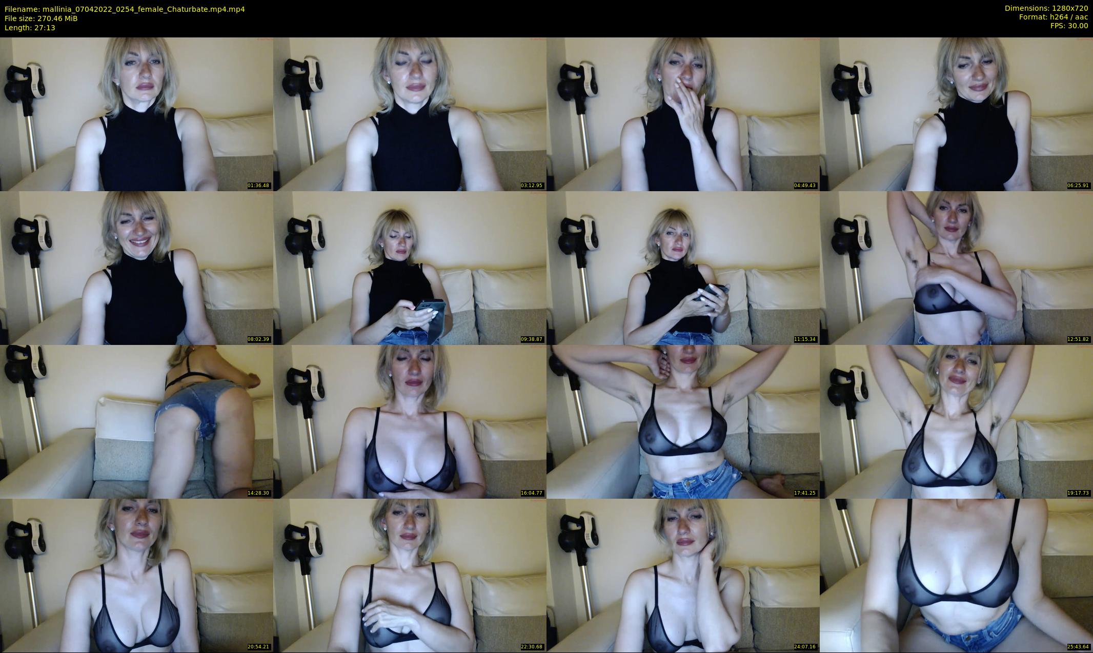mallinia — 28 minute Chaturbate female cam show recording, 720p, Apr 7, 2022