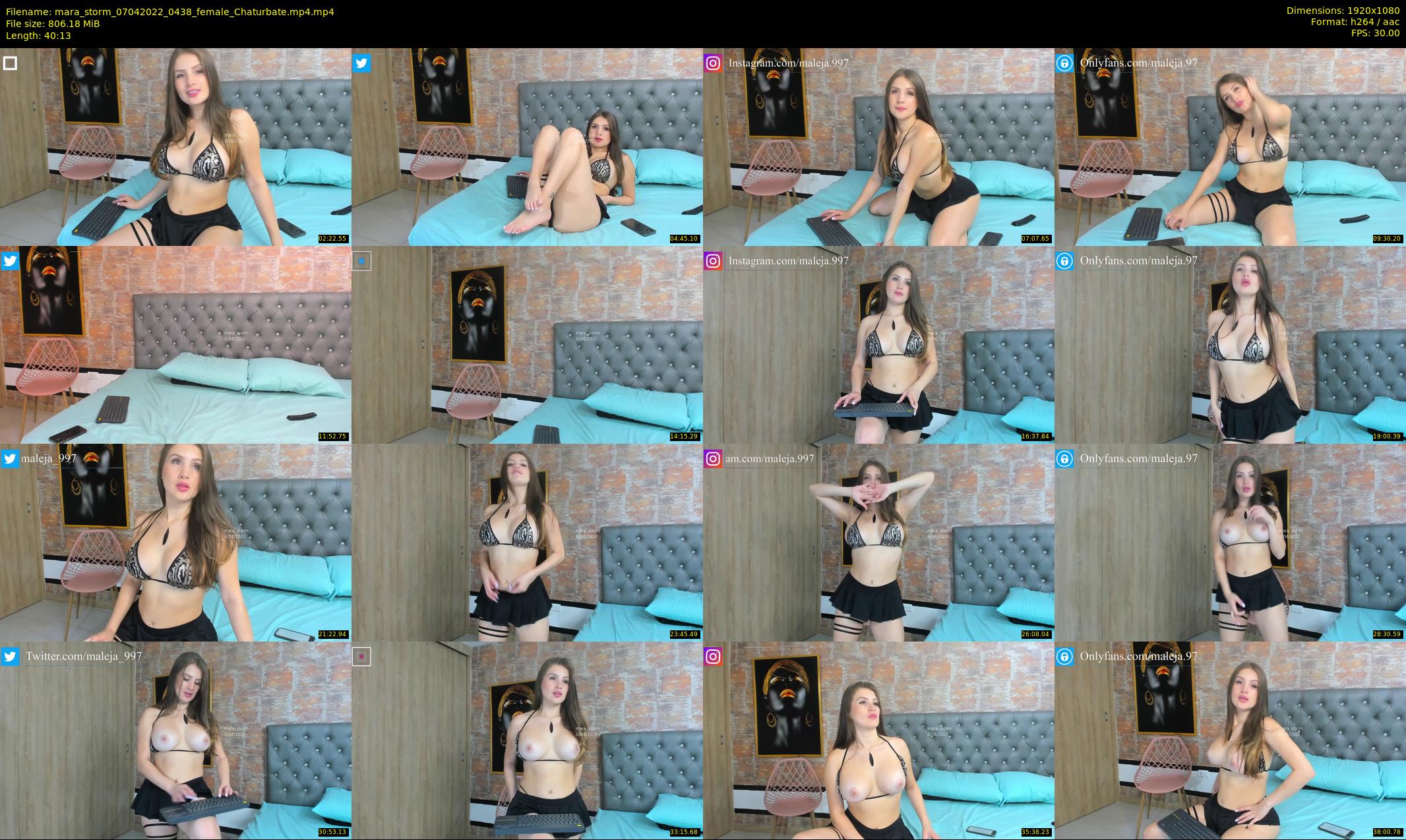 mara_storm — 41 minute Chaturbate female cam show recording, 1080p, Apr 7, 2022