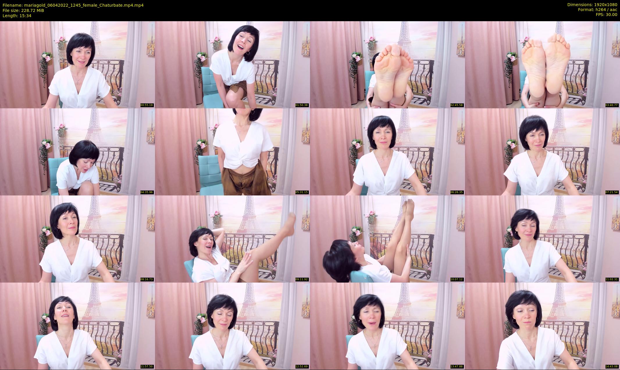 mariagold — 16 minute Chaturbate female cam show recording, 1080p, Apr 6, 2022