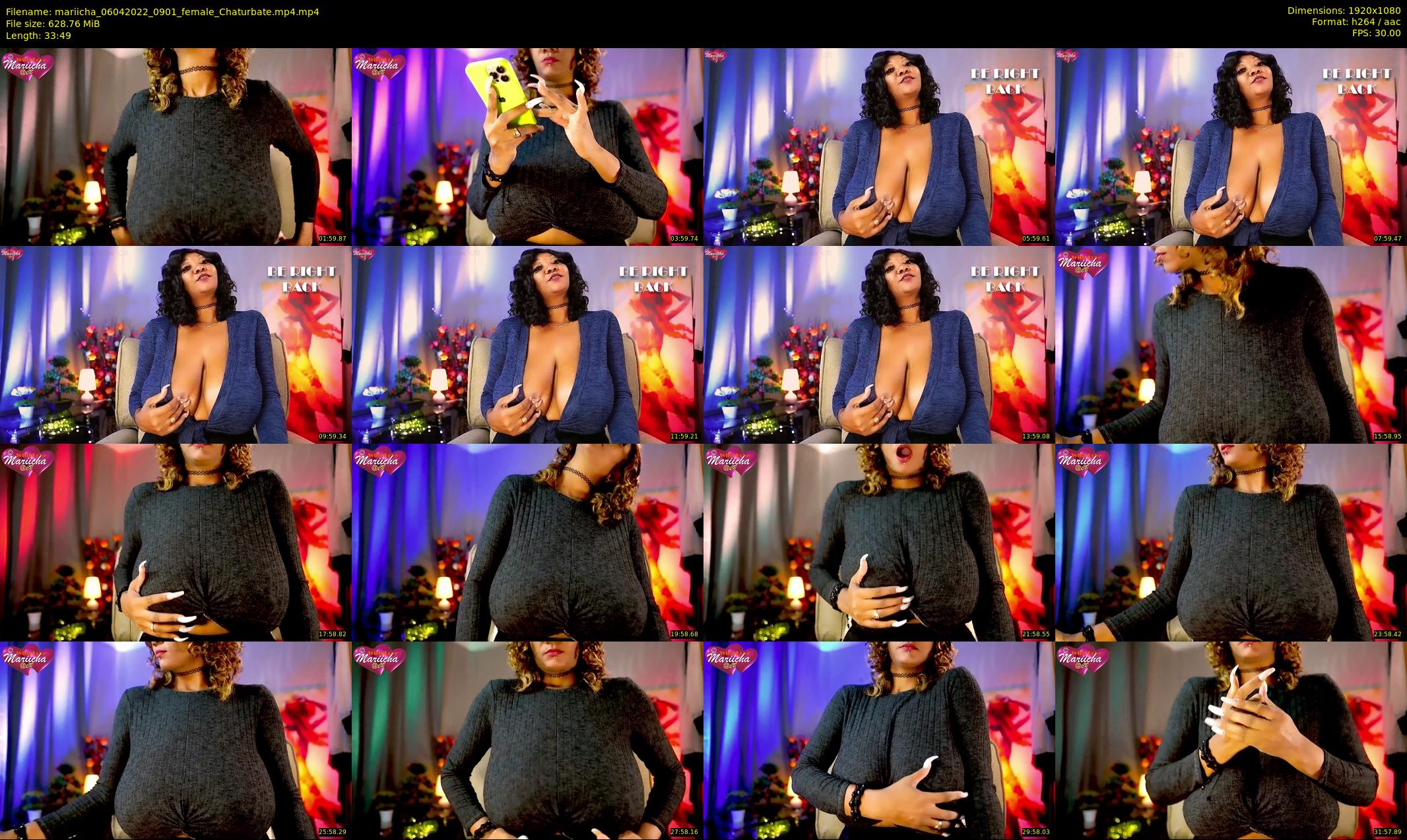 mariicha — 34 minute Chaturbate female cam show recording, 1080p, Apr 6, 2022