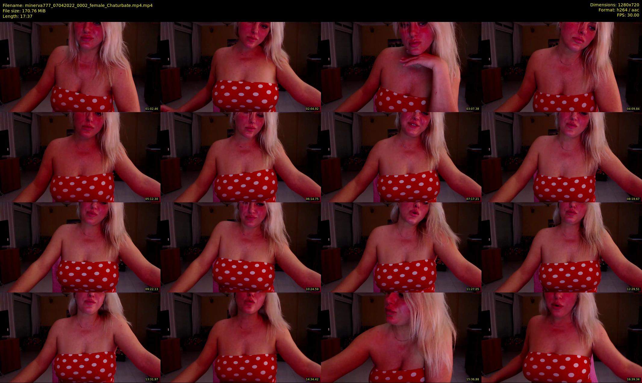minerva777 — 18 minute Chaturbate female cam show recording, 720p, Apr 7, 2022