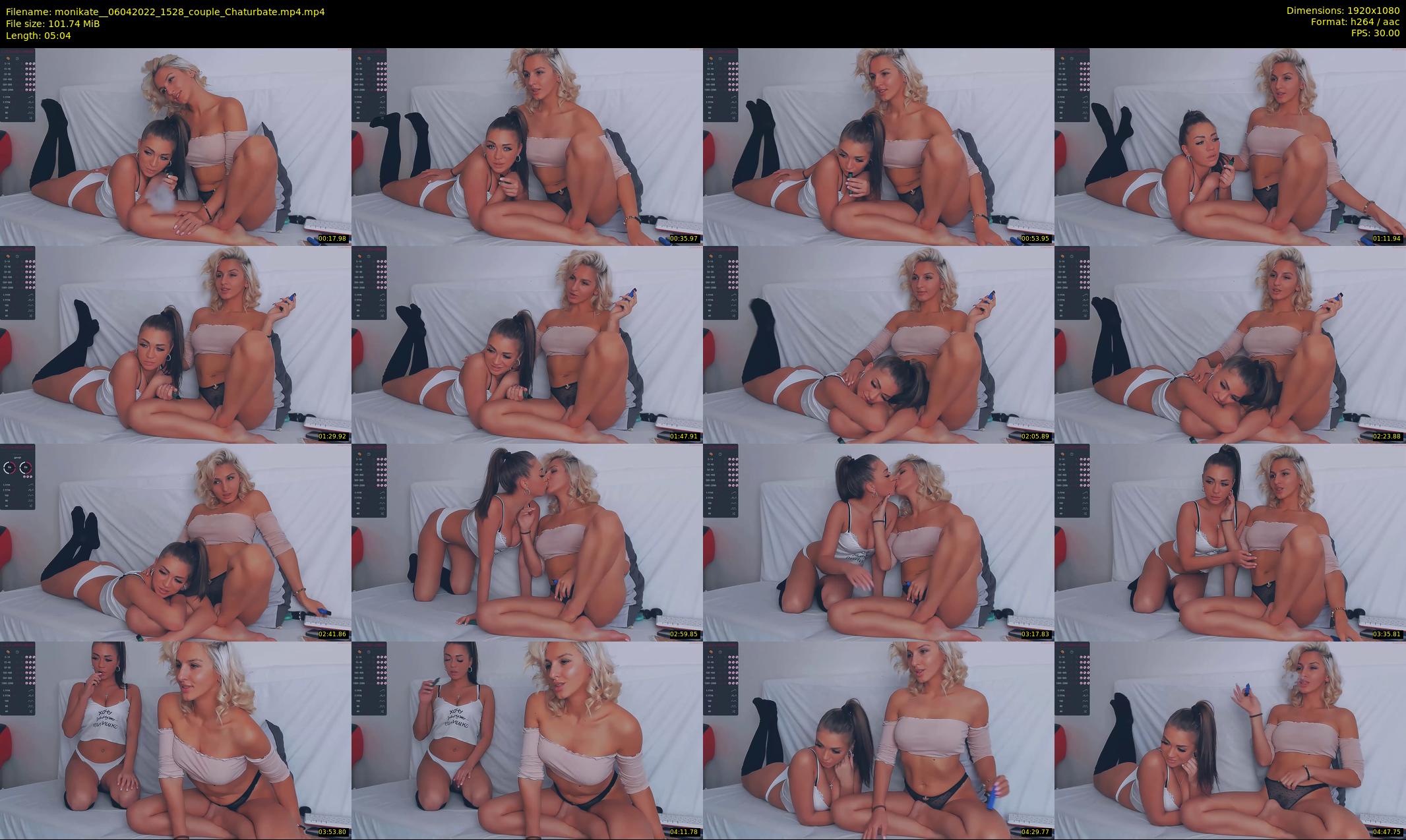 monikate_ — 6 minute Chaturbate couple cam show recording, 1080p, Apr 6, 2022