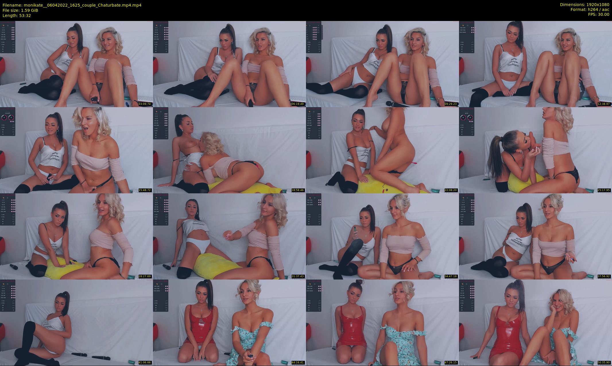 monikate_ — 54 minute Chaturbate couple cam show recording, 1080p, Apr 6, 2022