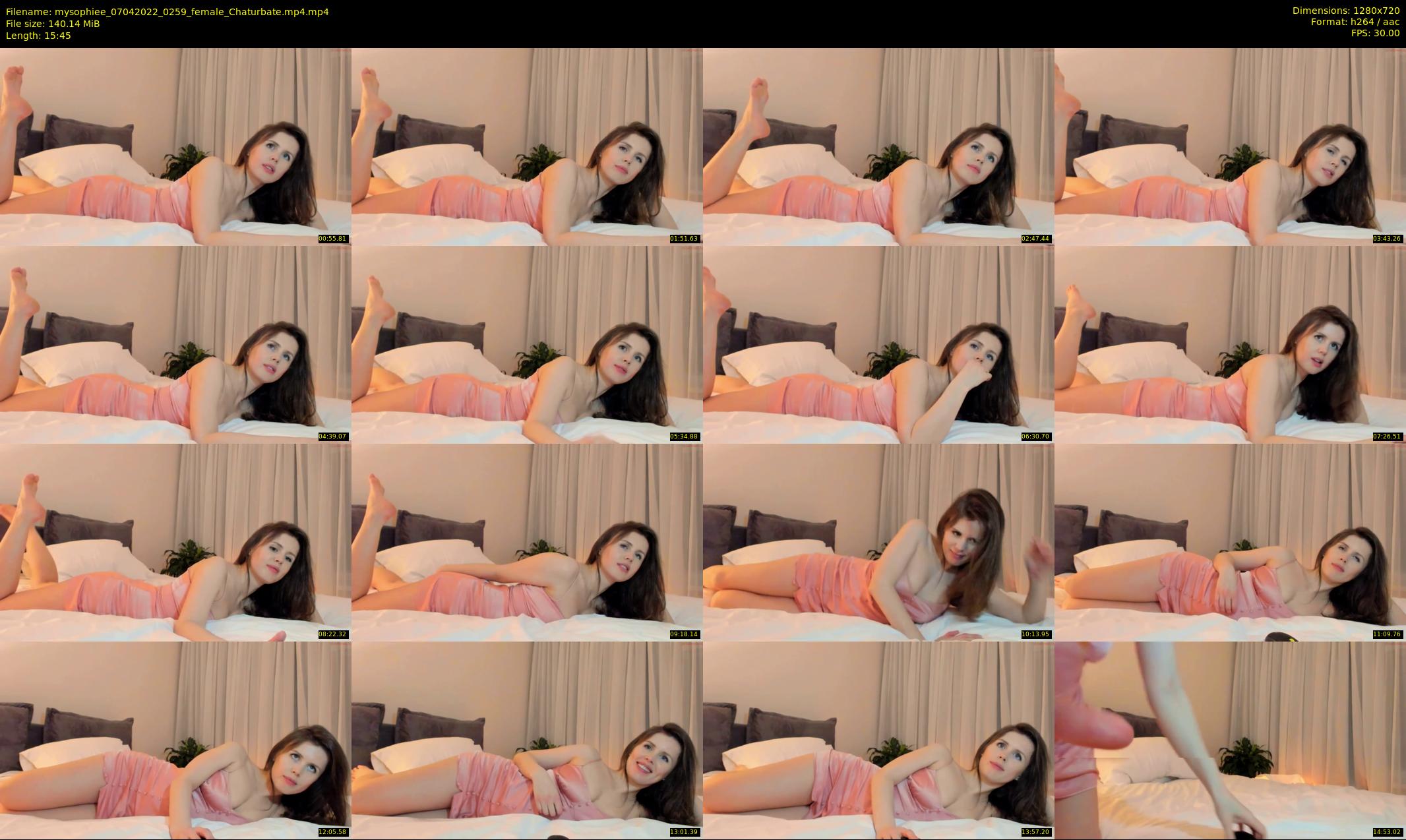 mysophiee — 16 minute Chaturbate female cam show recording, 720p, Apr 7, 2022