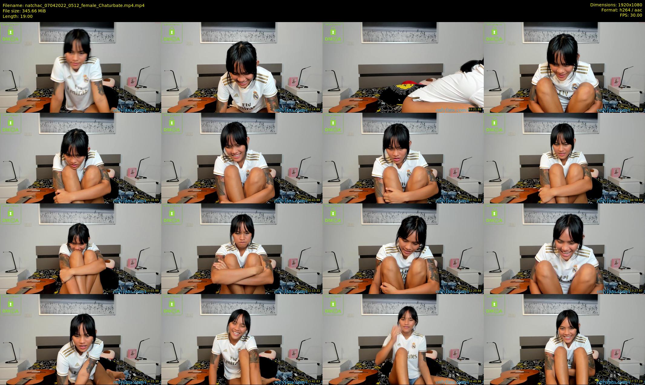 natchac — 19 minute Chaturbate female cam show recording, 1080p, Apr 7, 2022