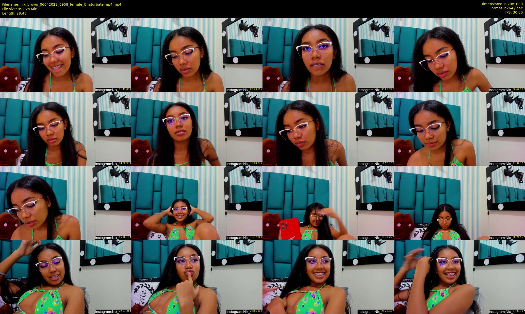 nix_brown — 29 minute Chaturbate female cam show recording, 1080p, Apr 6, 2022