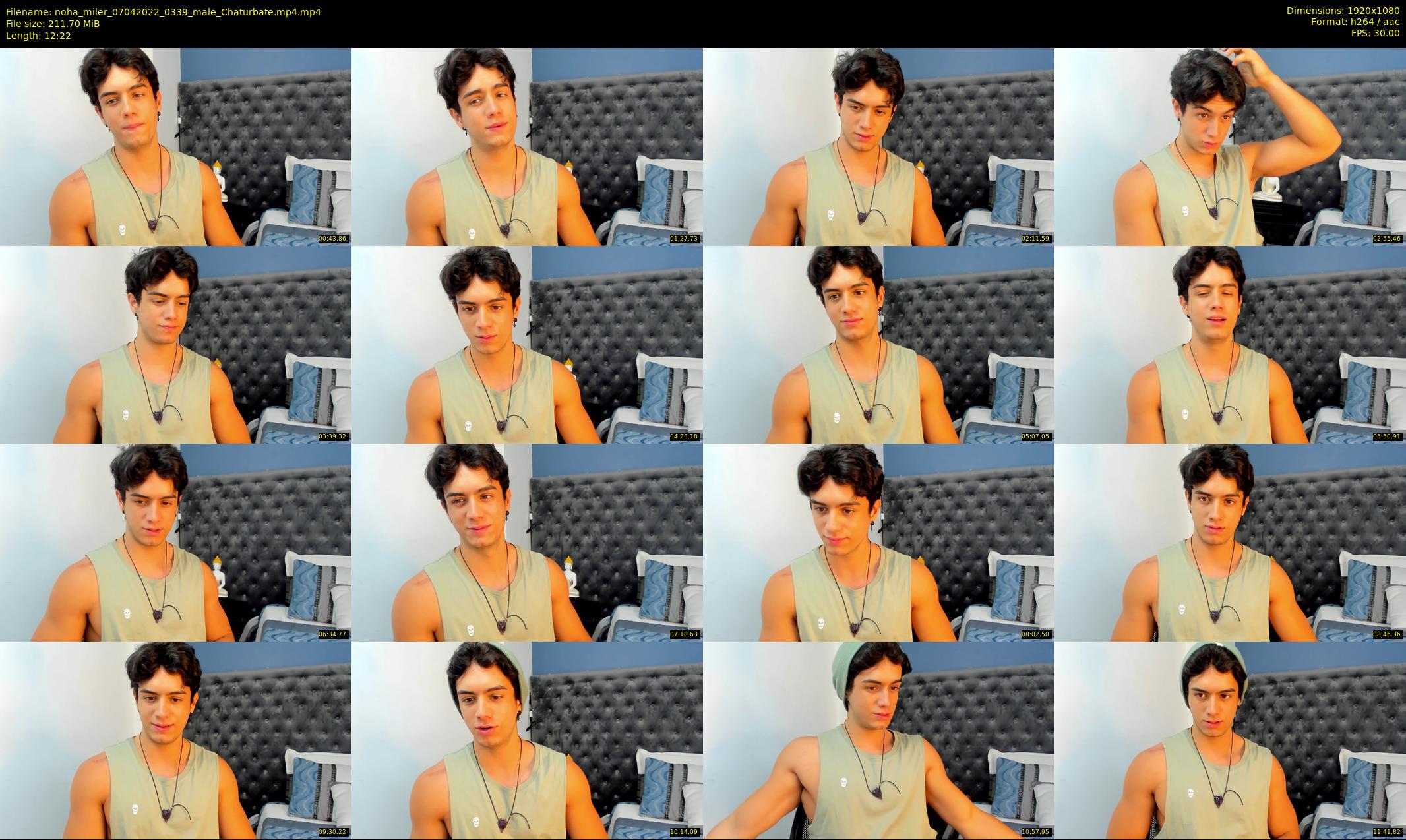 noha_miler — 13 minute Chaturbate male cam show recording, 1080p, Apr 7, 2022