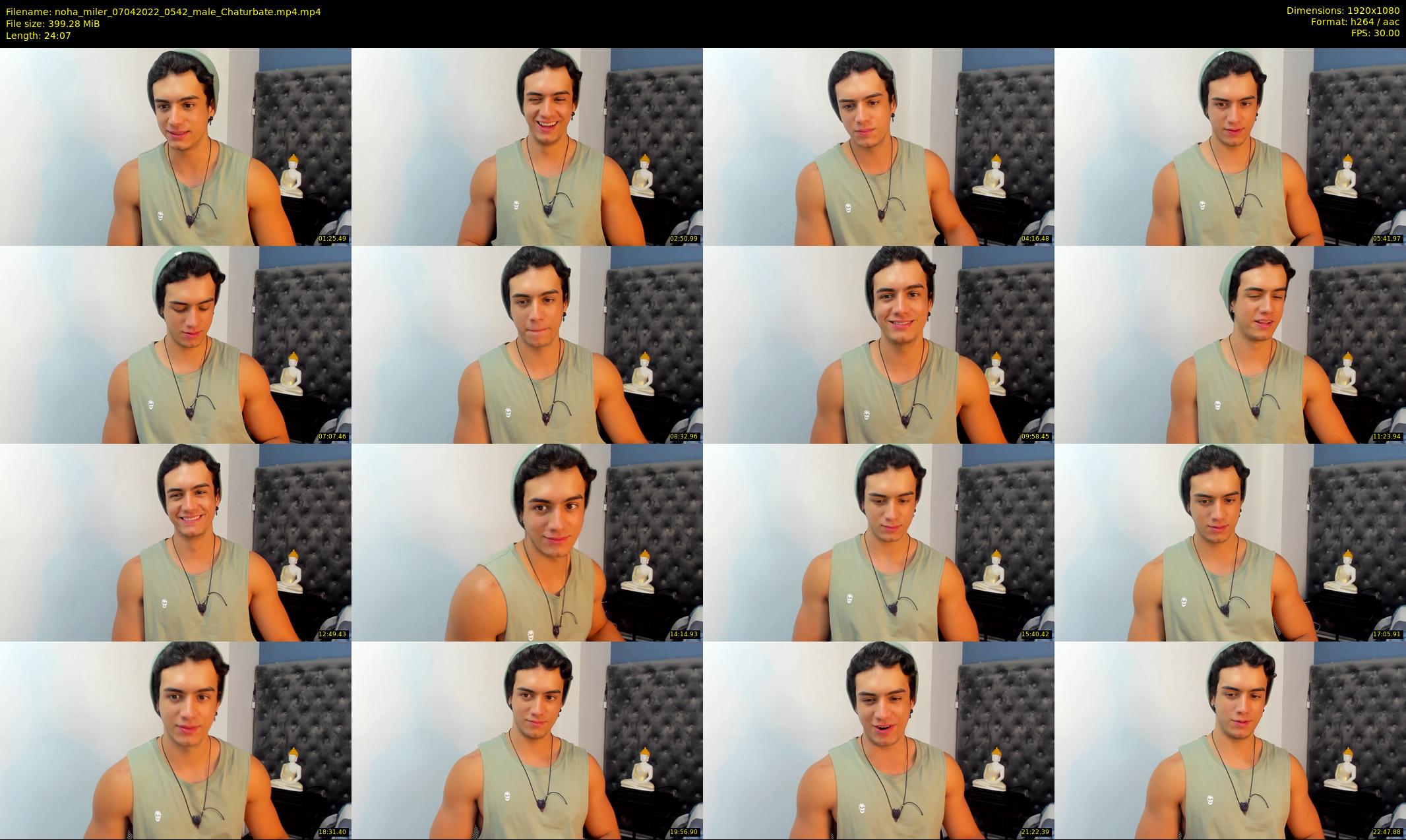noha_miler — 25 minute Chaturbate male cam show recording, 1080p, Apr 7, 2022