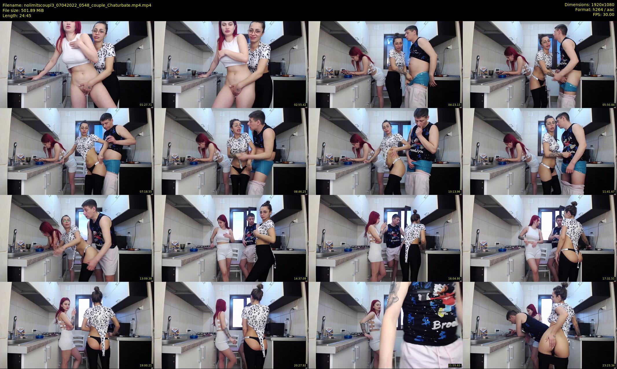 nolimitscoupl3 — 25 minute Chaturbate couple cam show recording, 1080p, Apr 7, 2022