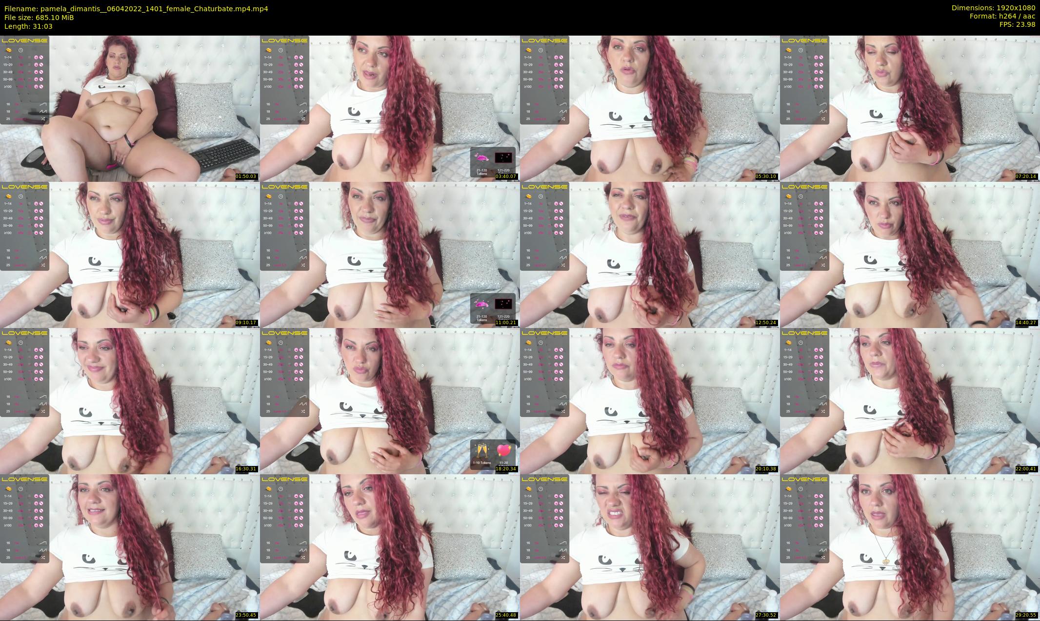 pamela_dimantis_ — 32 minute Chaturbate female cam show recording, 1080p, Apr 6, 2022