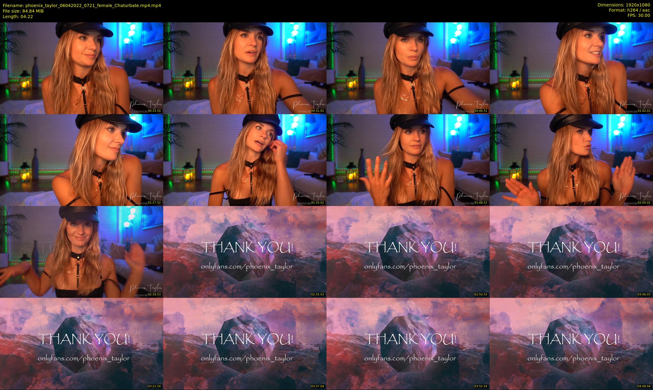 phoenix_taylor — 5 minute Chaturbate female cam show recording, 1080p, Apr 6, 2022