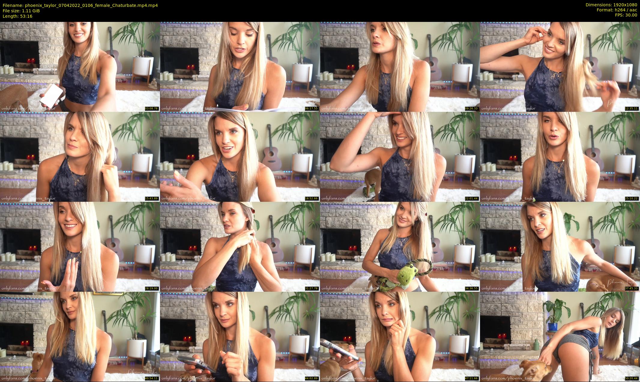 phoenix_taylor — 54 minute Chaturbate female cam show recording, 1080p, Apr 7, 2022