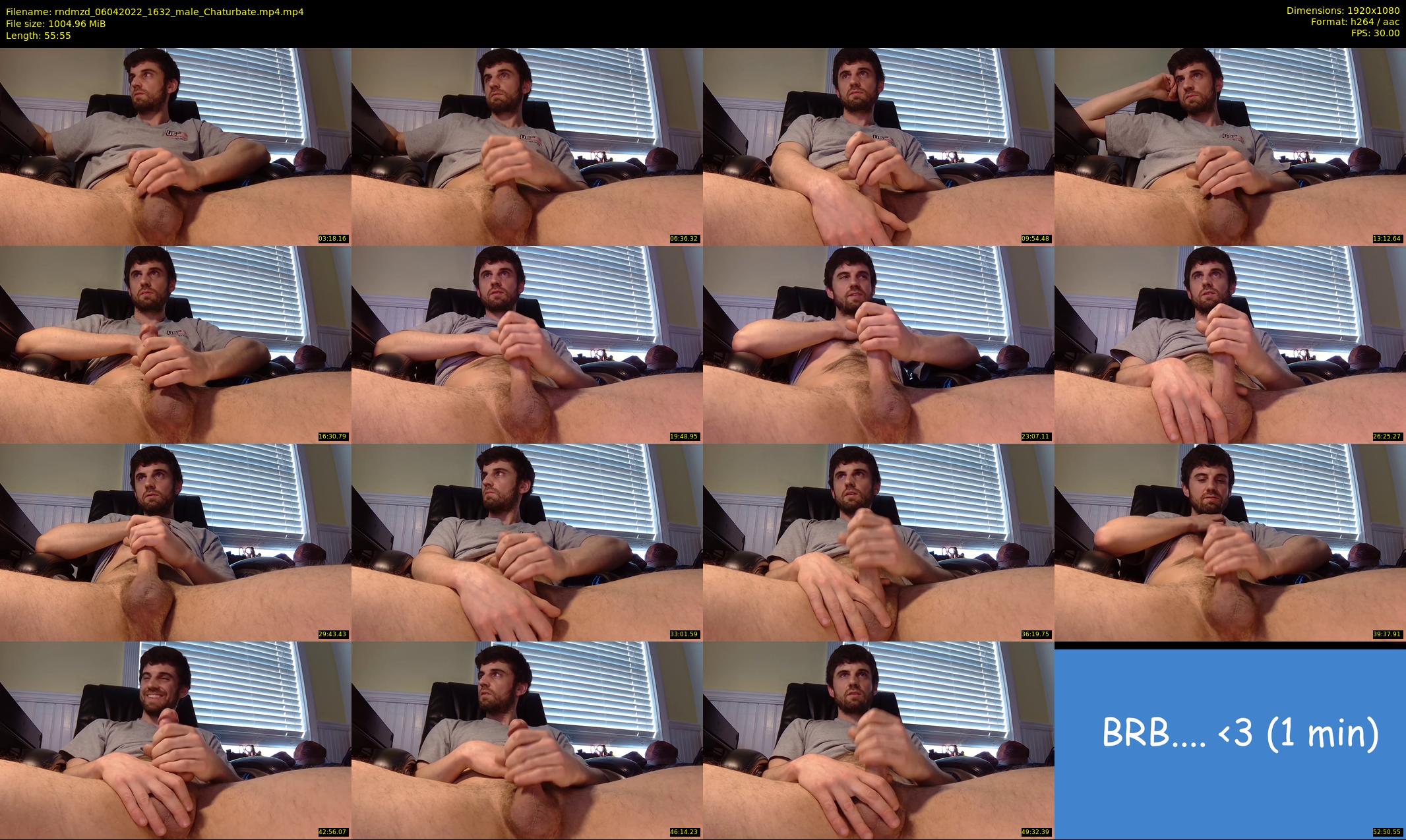 rndmzd — 56 minute Chaturbate male cam show recording, 1080p, Apr 6, 2022