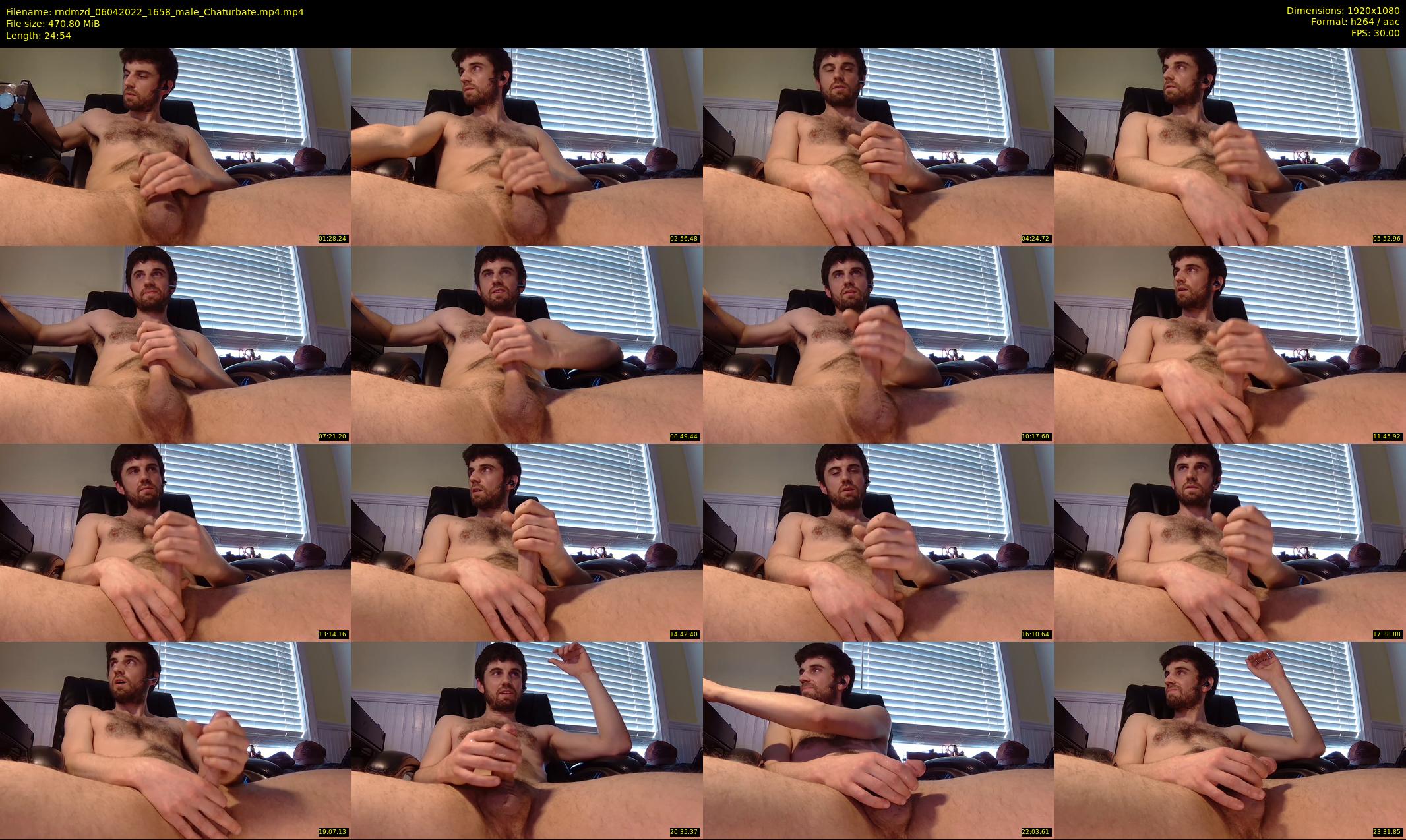 rndmzd — 25 minute Chaturbate male cam show recording, 1080p, Apr 6, 2022